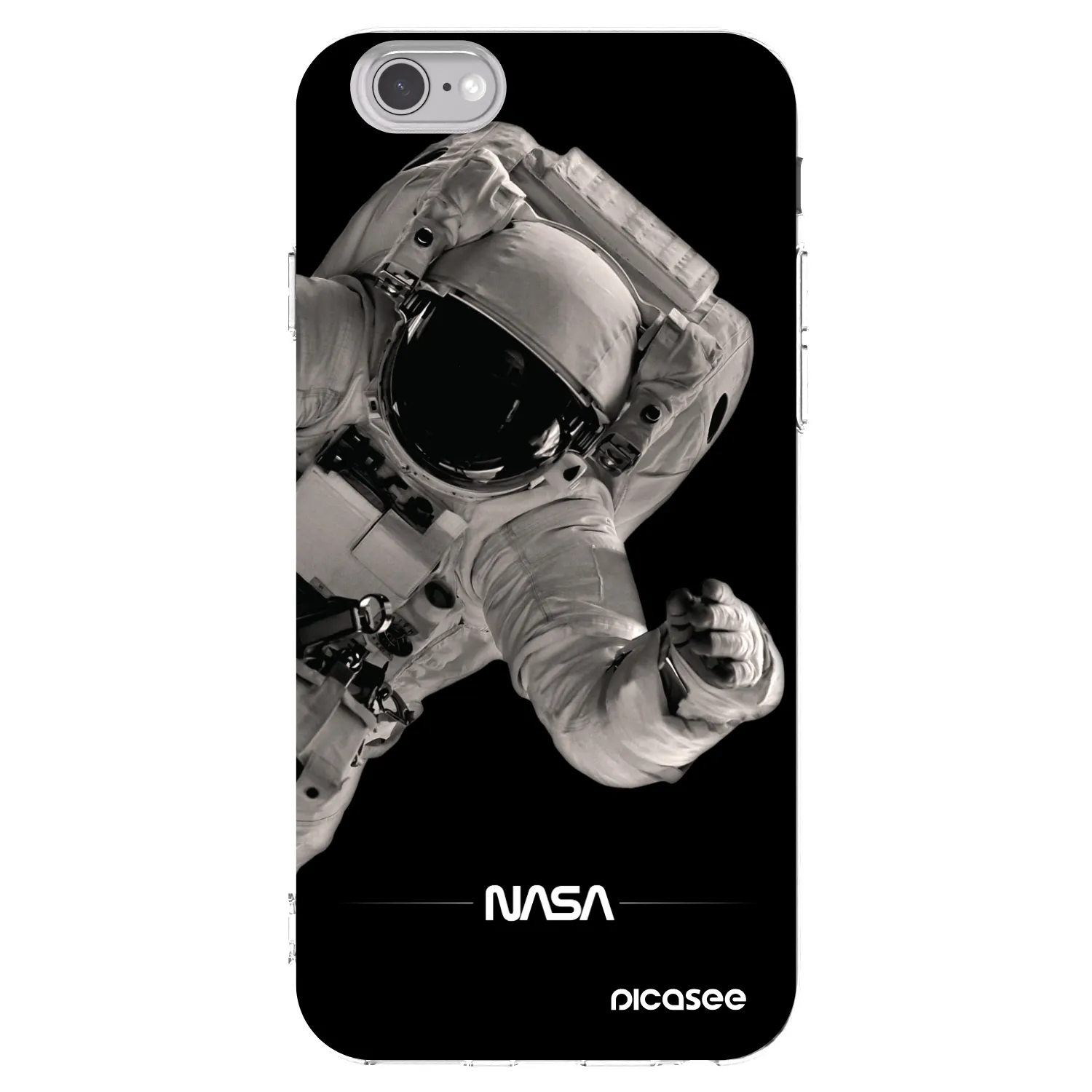 Picasee silikonska prozirna maskica za Apple iPhone 6/6S - Astronaut Big