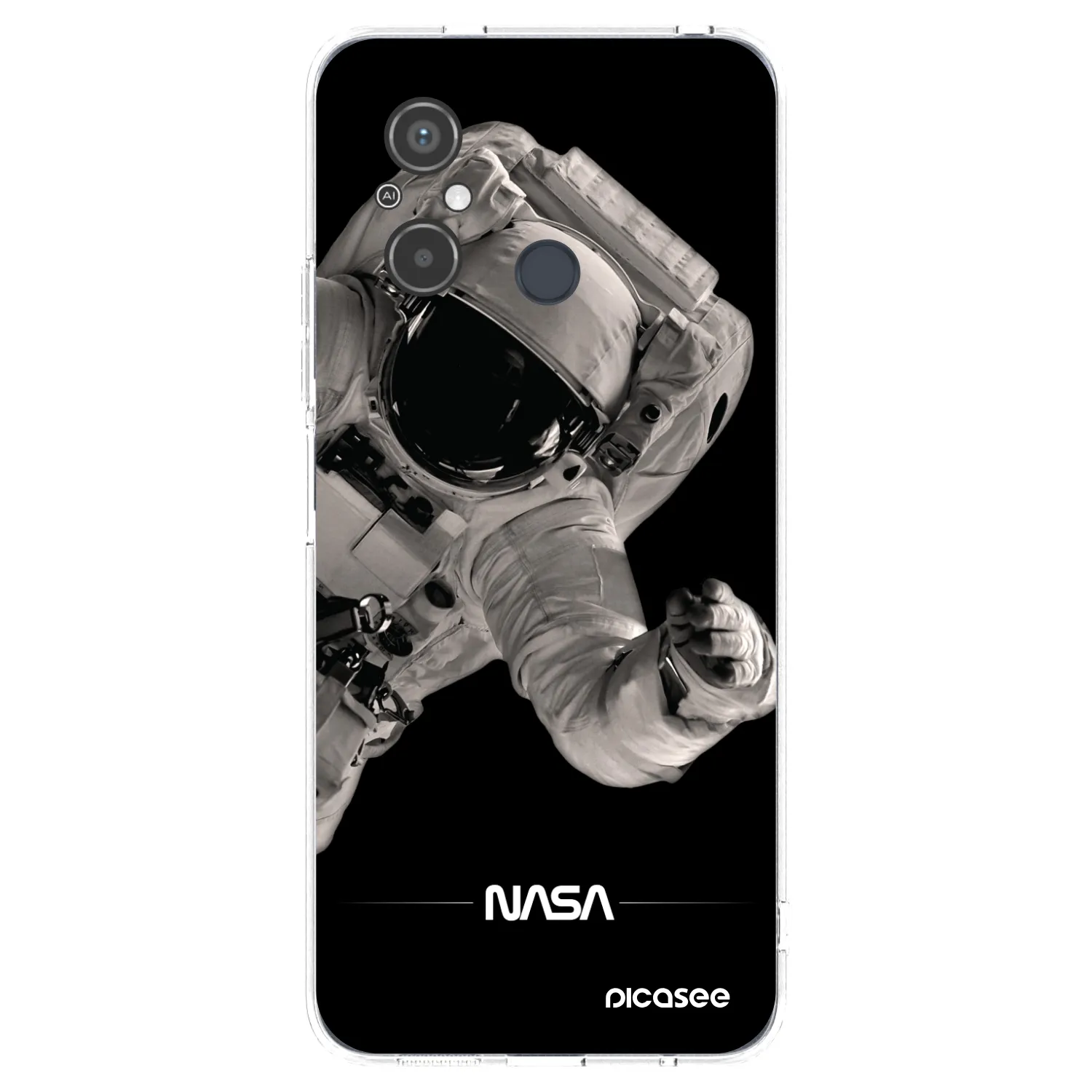 Picasee silikonska prozirna maskica za Xiaomi Redmi 12C - Astronaut Big