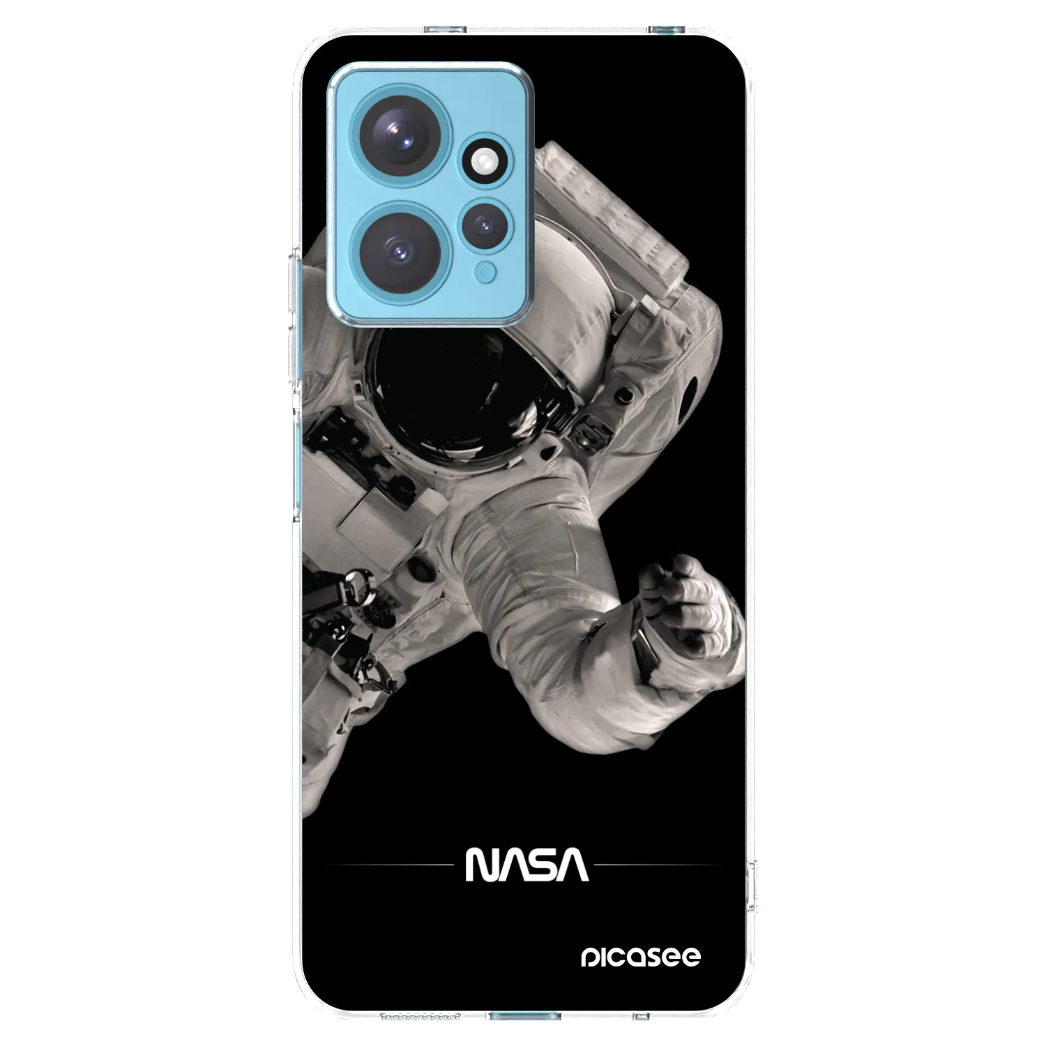 Picasee silikonska prozirna maskica za Xiaomi Redmi Note 12 4G - Astronaut Big