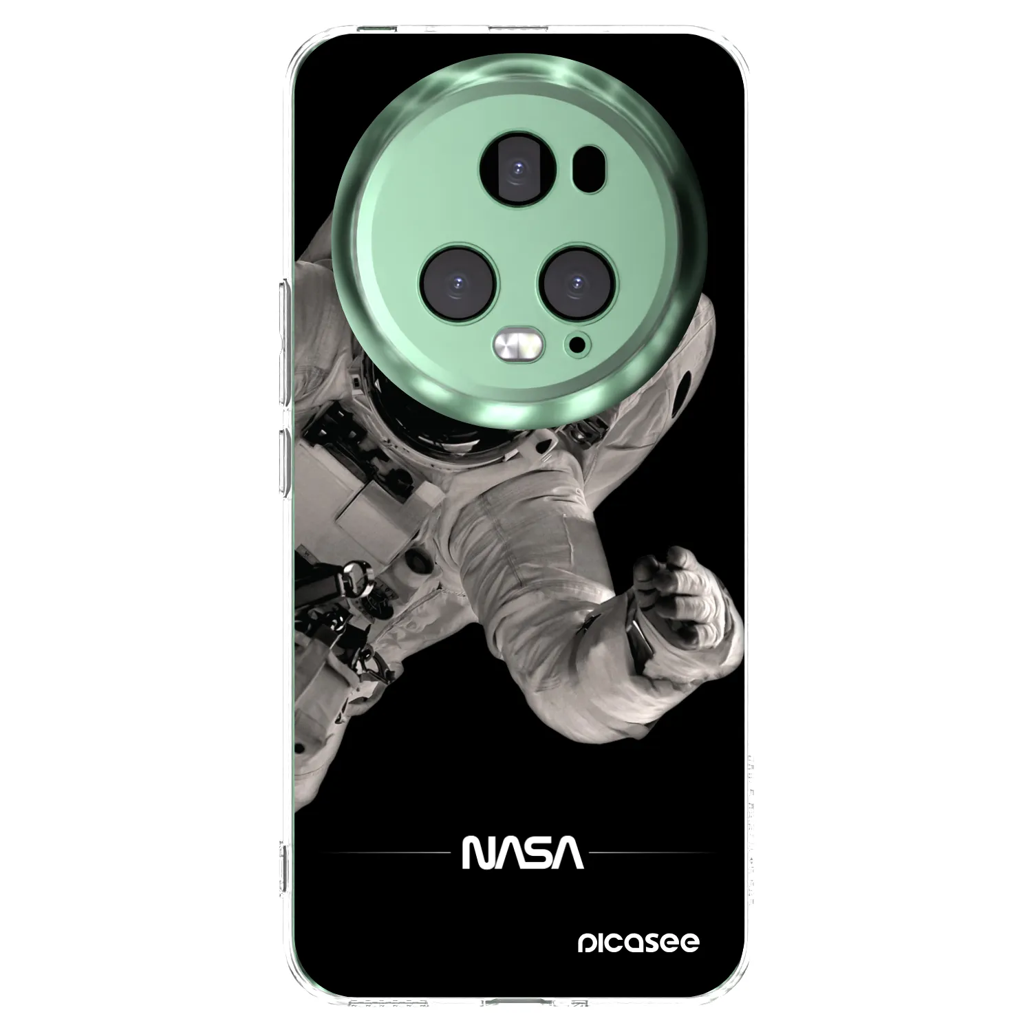 Picasee silikonska prozirna maskica za Honor Magic5 Pro - Astronaut Big