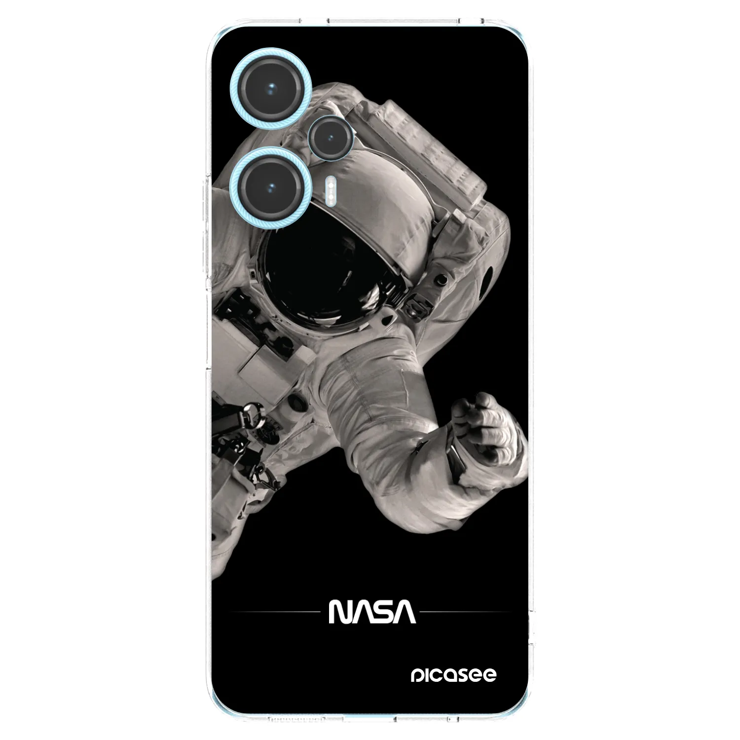 Picasee silikonska prozirna maskica za Xiaomi Poco F5 - Astronaut Big