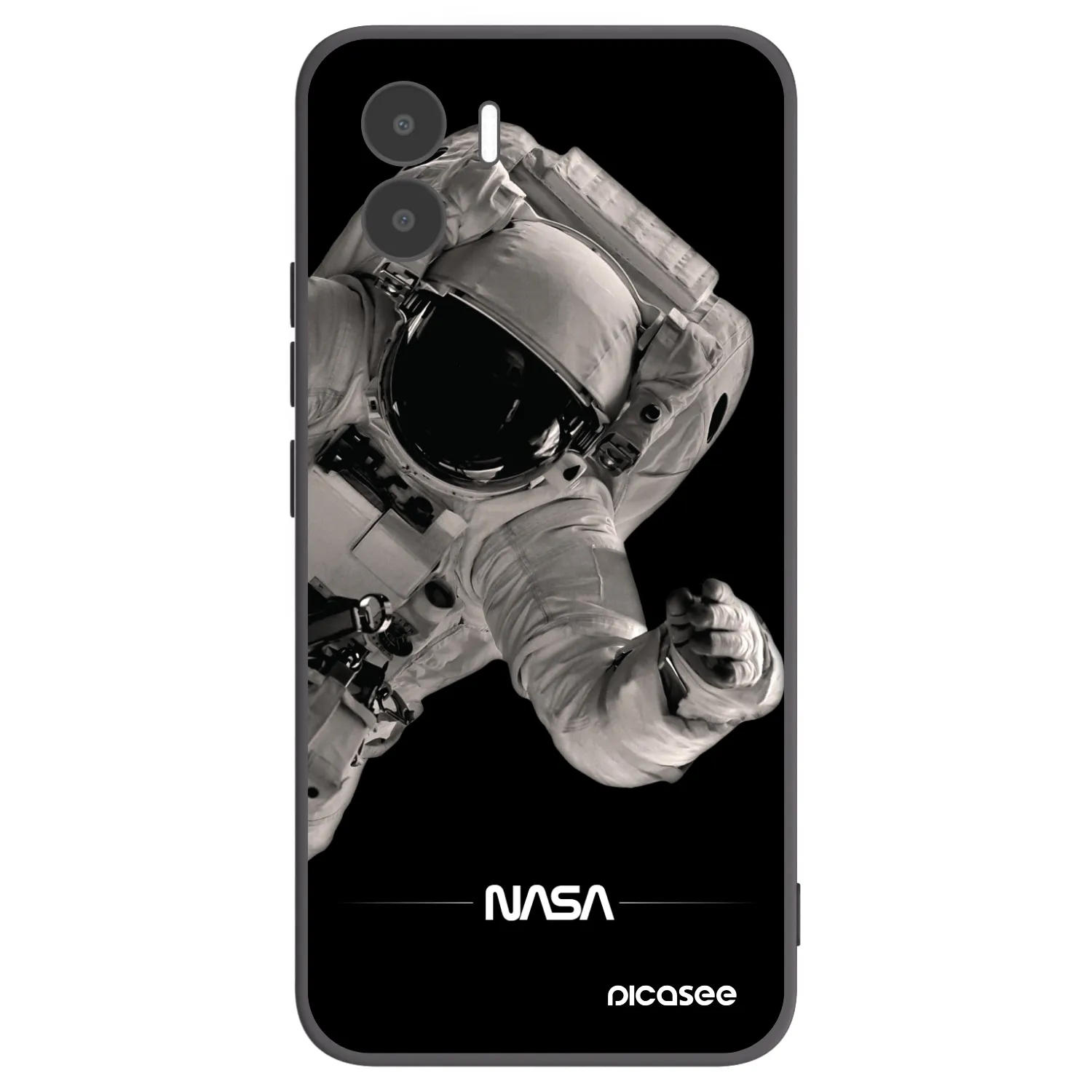 Picasee crna silikonska maskica za Xiaomi Redmi A2 - Astronaut Big