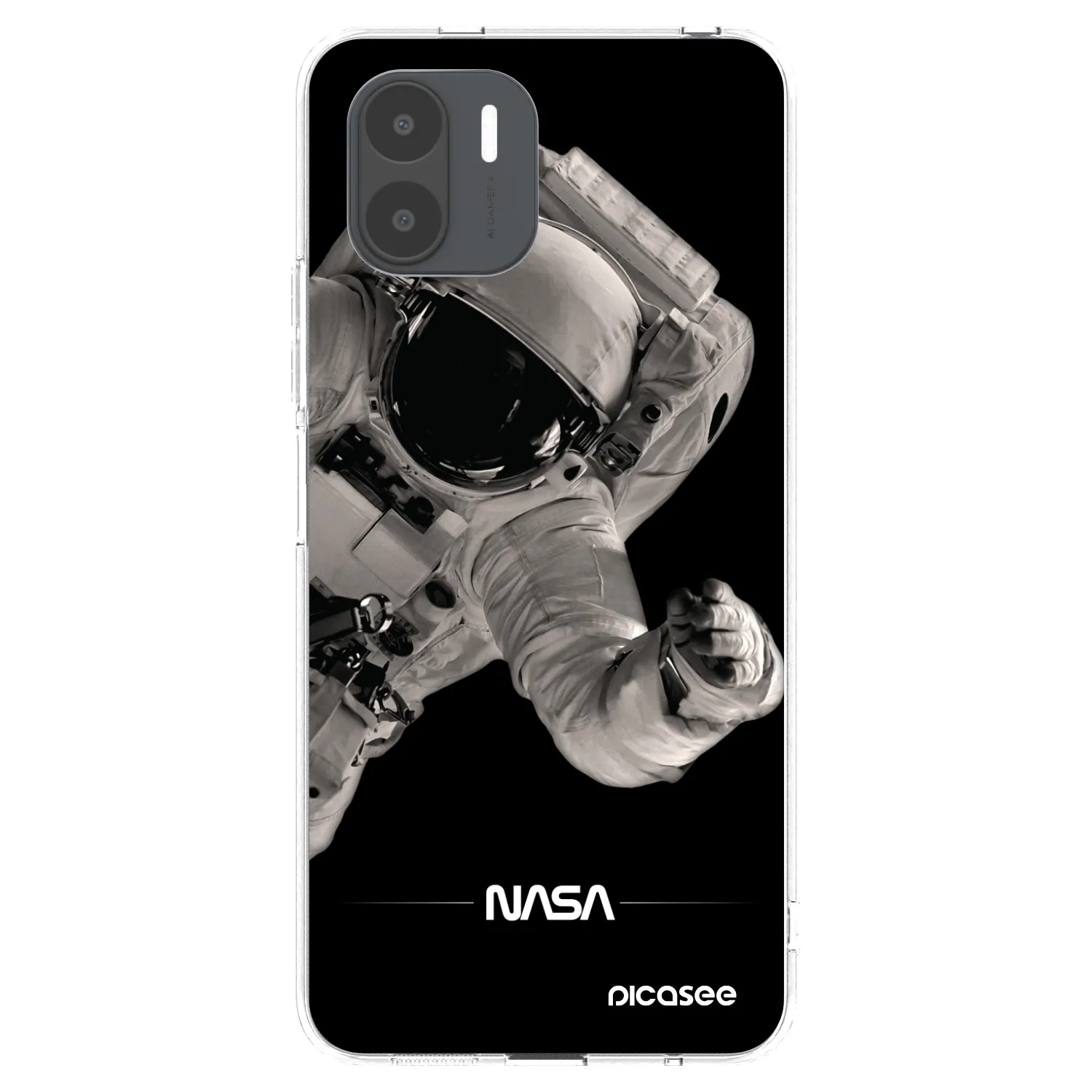 Picasee silikonska prozirna maskica za Xiaomi Redmi A2 - Astronaut Big