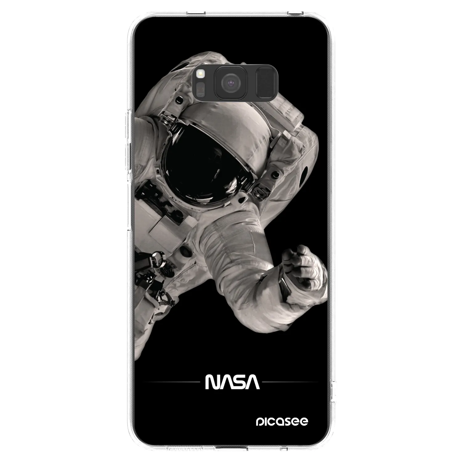 Picasee silikonska prozirna maskica za Samsung Galaxy S8 G950F - Astronaut Big