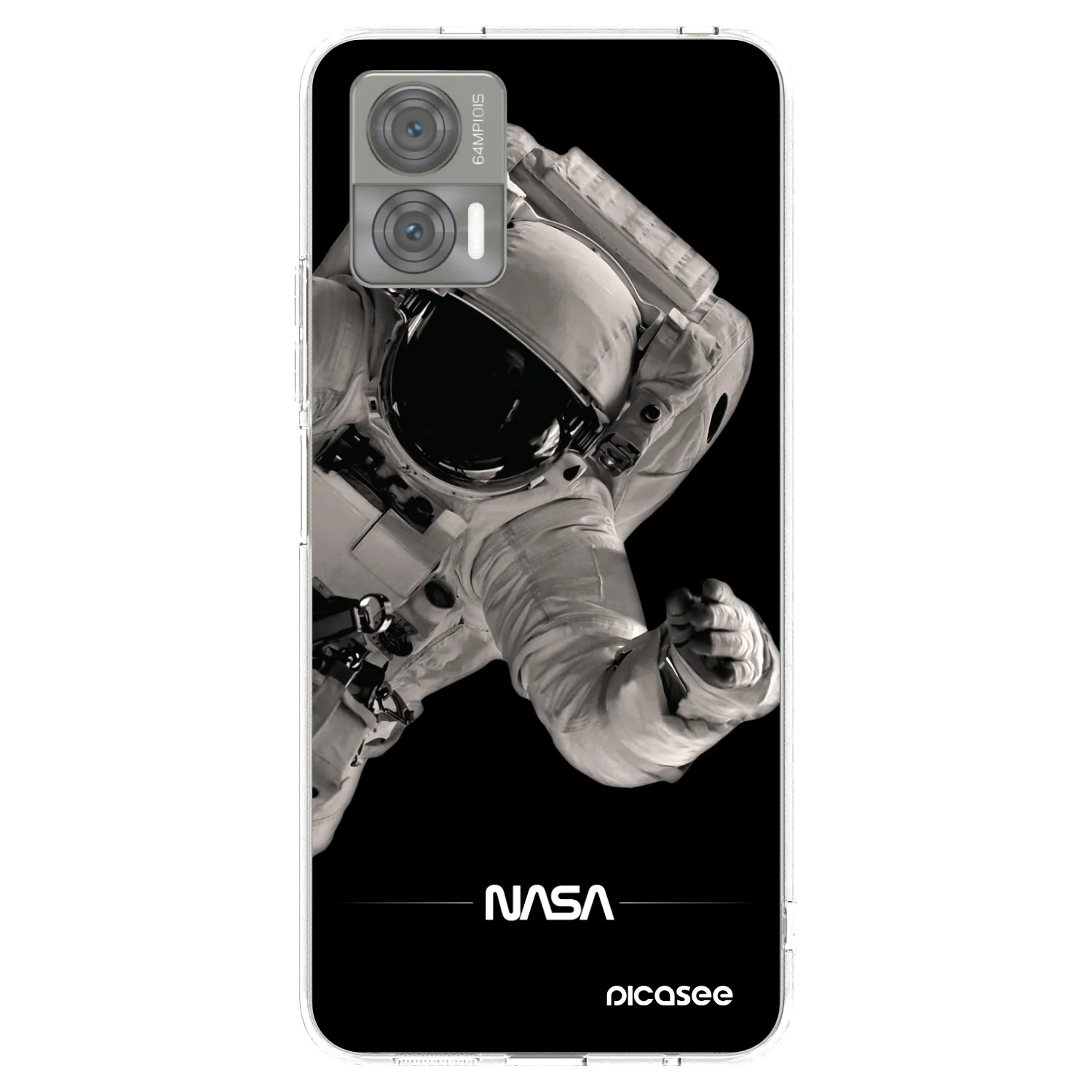 Picasee silikonska prozirna maskica za Motorola Edge 30 Neo - Astronaut Big