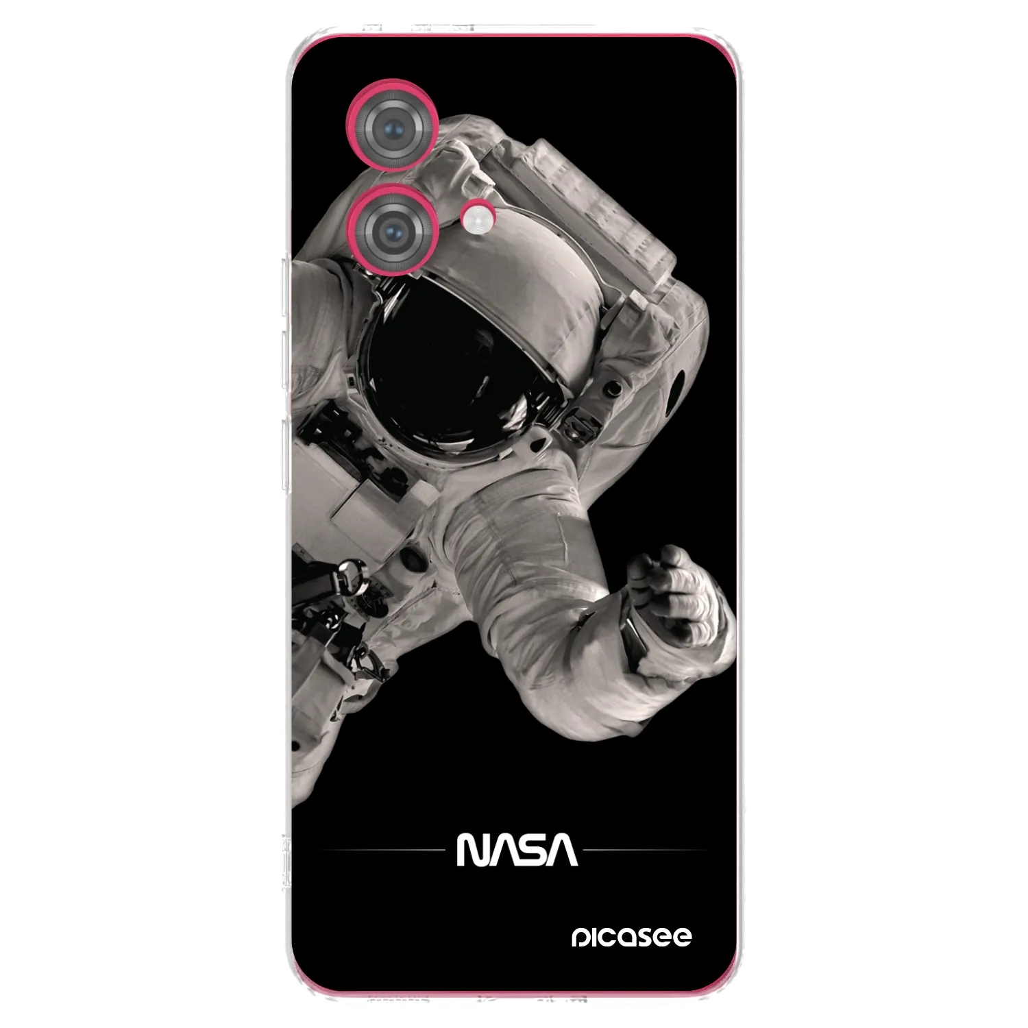 Picasee silikonska prozirna maskica za Motorola Moto G84 5G - Astronaut Big