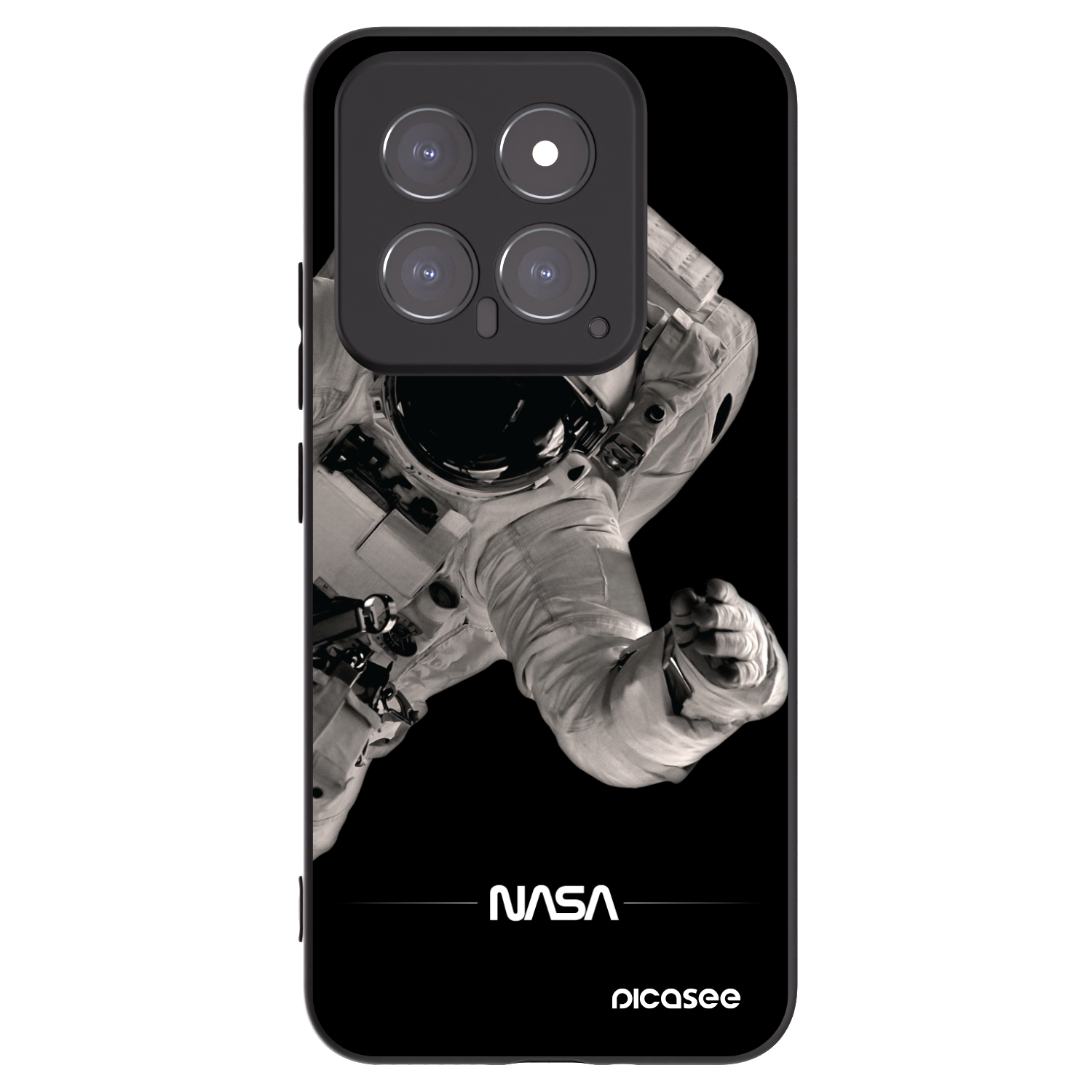 Picasee crna silikonska maskica za Xiaomi 14 - Astronaut Big