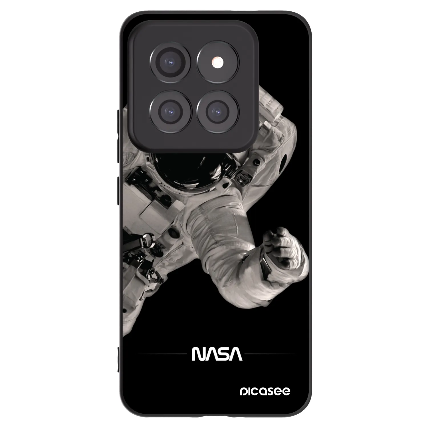 Picasee crna silikonska maskica za Xiaomi 14 Pro - Astronaut Big