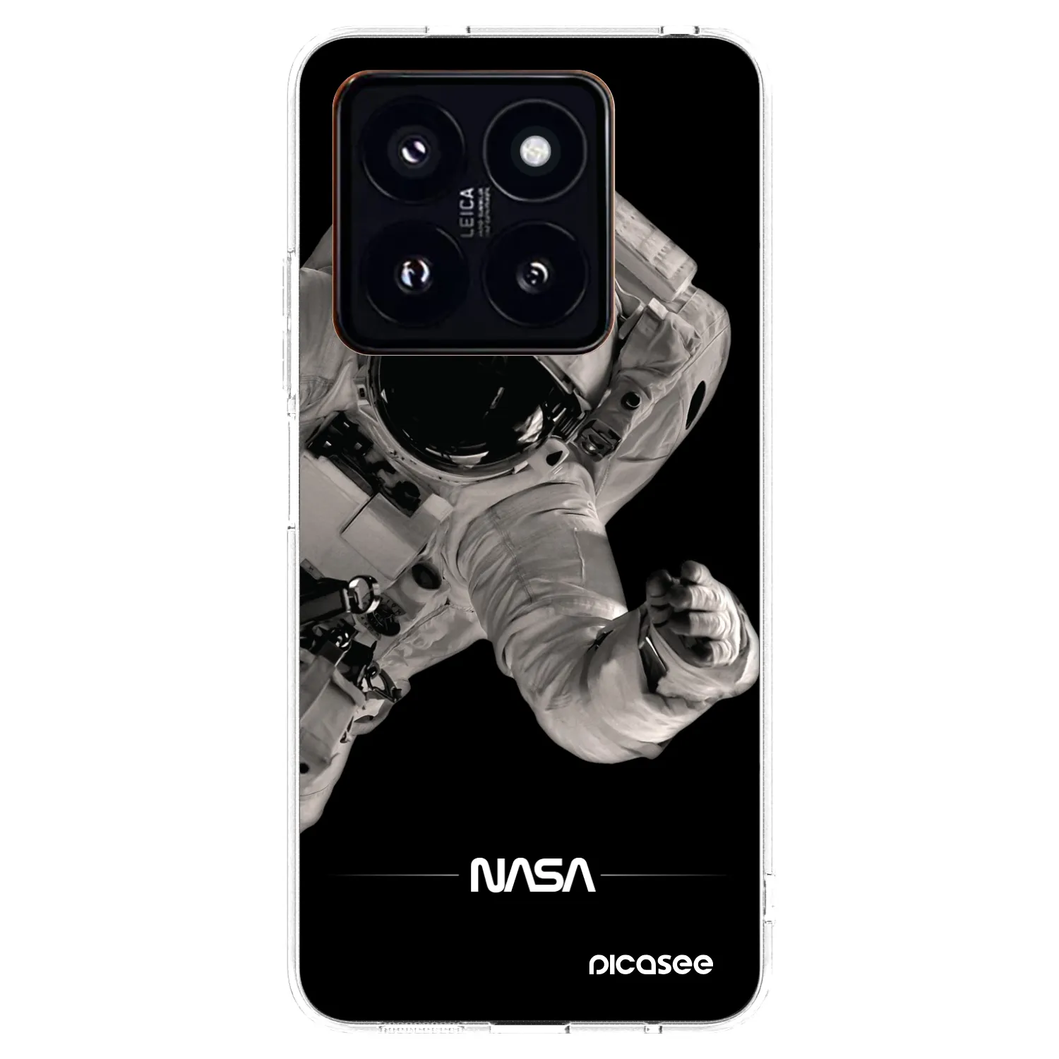 Picasee silikonska prozirna maskica za Xiaomi 14 Pro - Astronaut Big