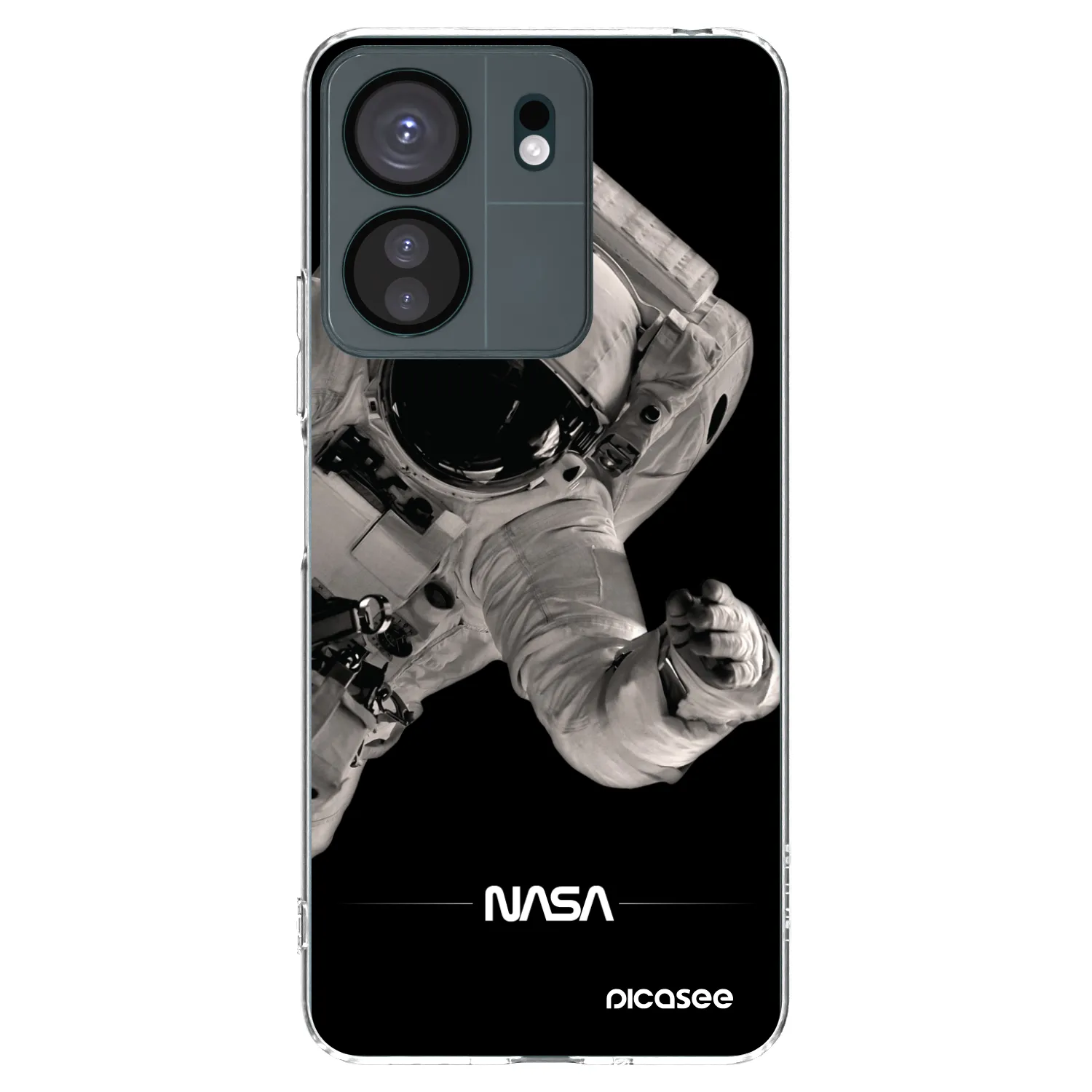 Picasee silikonska prozirna maskica za Xiaomi Redmi 13C 4G - Astronaut Big