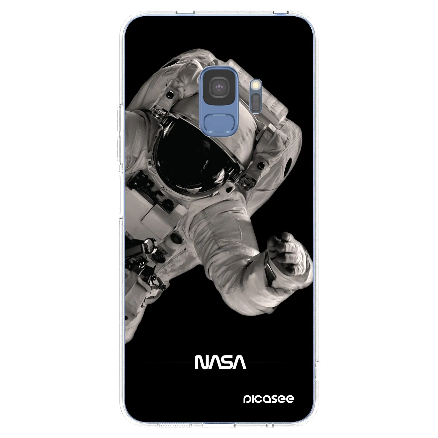 Picasee silikonska prozirna maskica za Samsung Galaxy S9 G960F - Astronaut Big