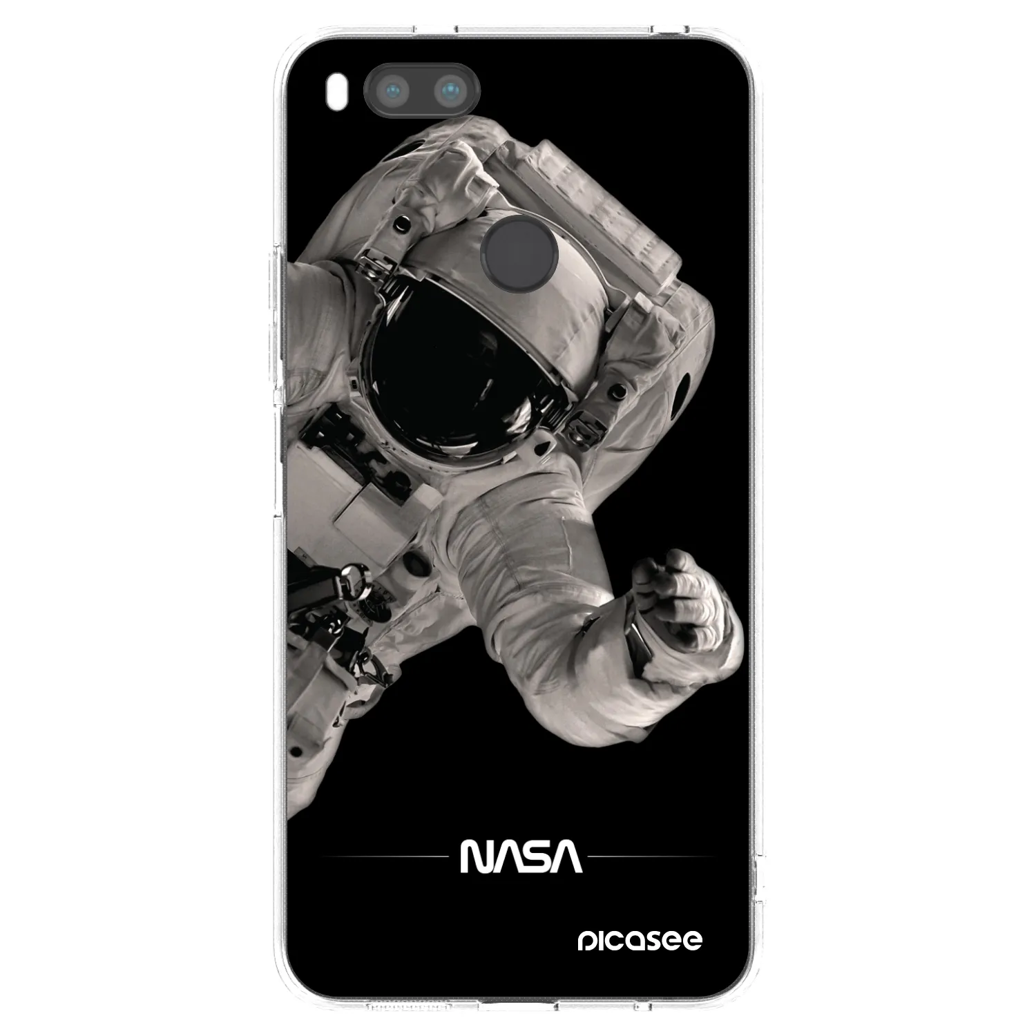 Picasee silikonska prozirna maskica za Xiaomi Mi A1 Global - Astronaut Big