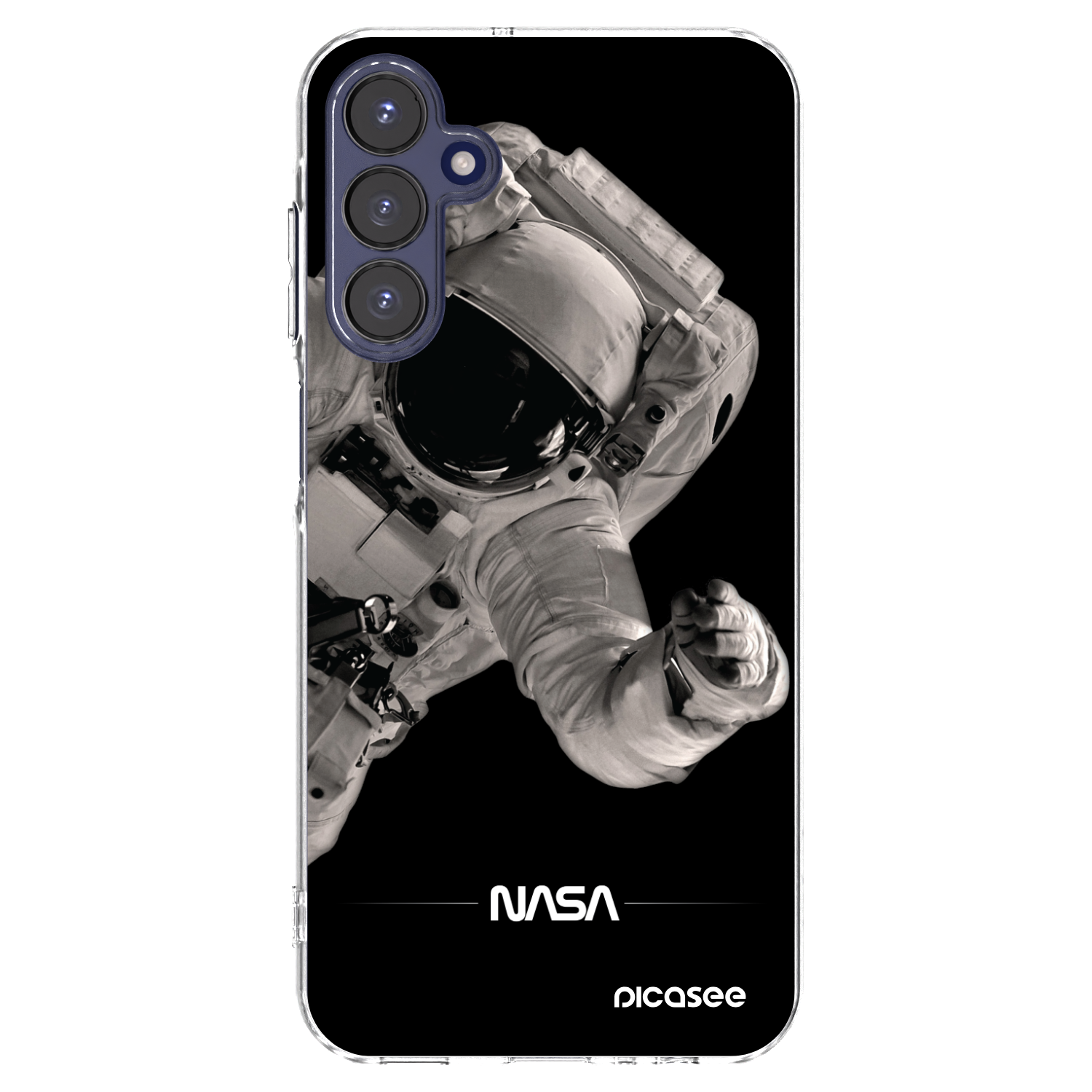 Picasee silikonska prozirna maskica za Samsung Galaxy A15 A155F 4G - Astronaut Big
