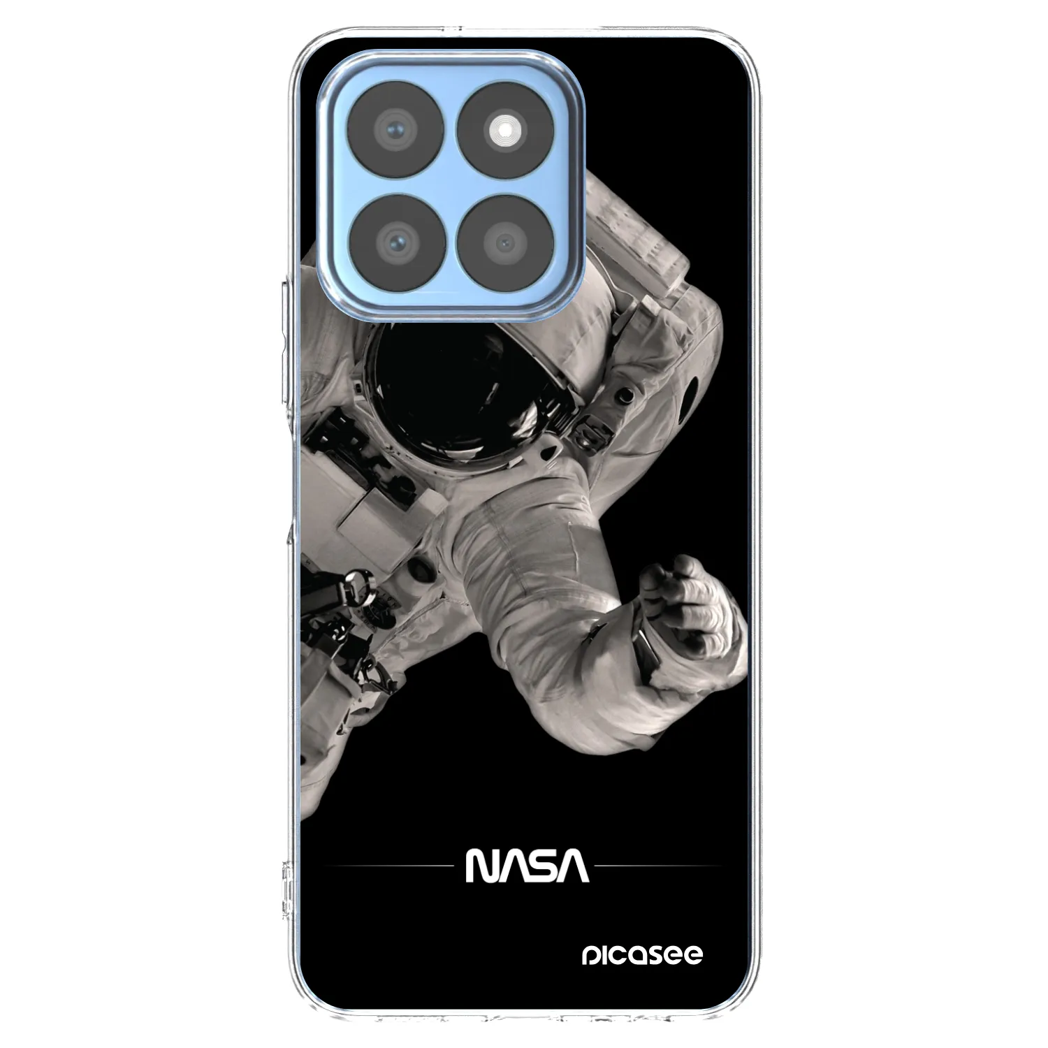 Picasee silikonska prozirna maskica za Honor X8b - Astronaut Big