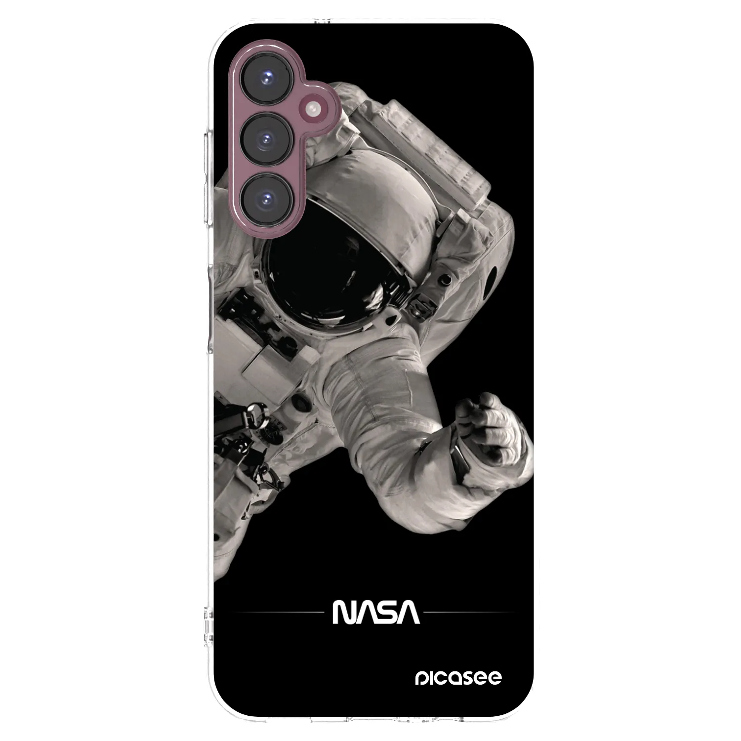 Picasee silikonska prozirna maskica za Samsung Galaxy A05s A057G - Astronaut Big