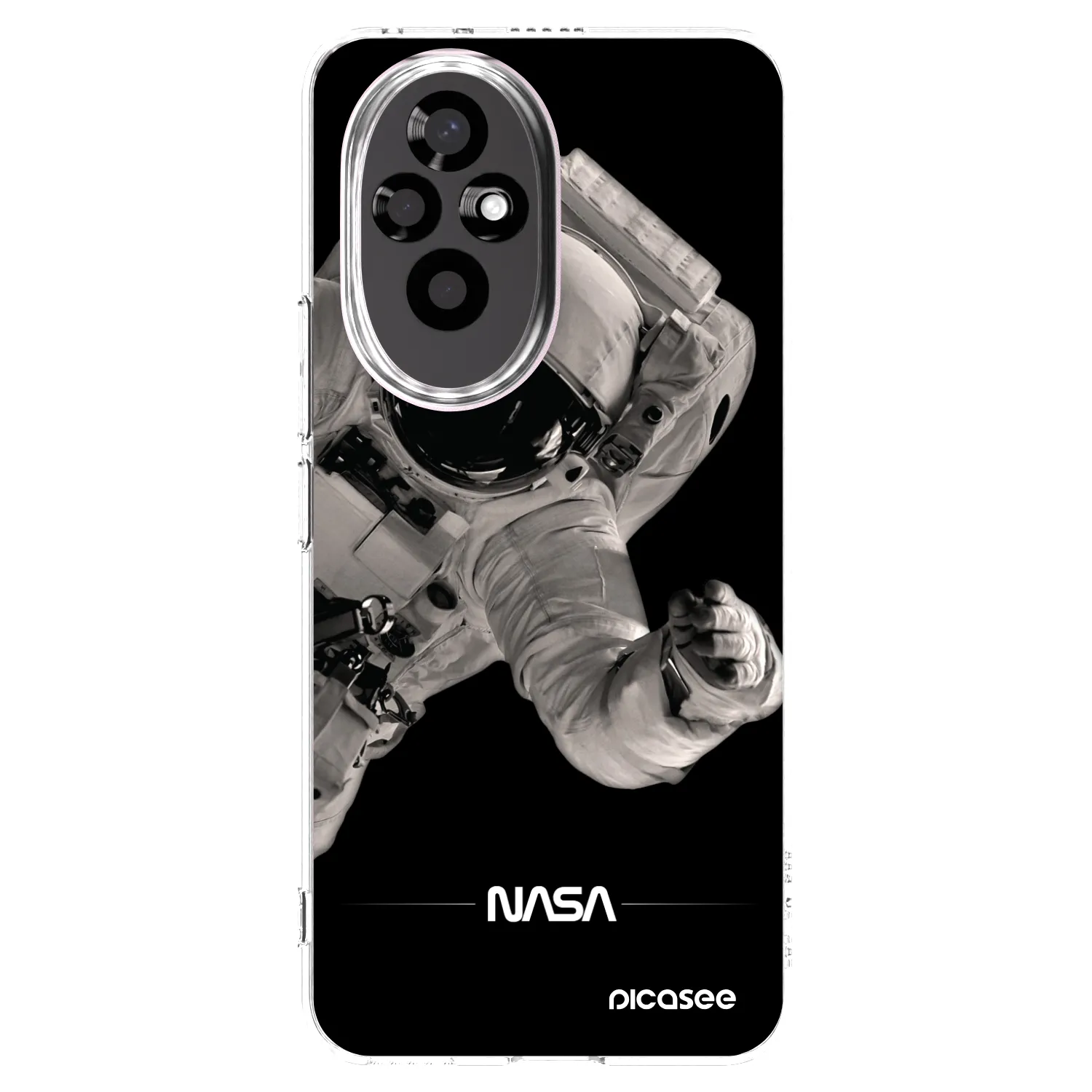 Picasee silikonska prozirna maskica za Honor 200 5G - Astronaut Big