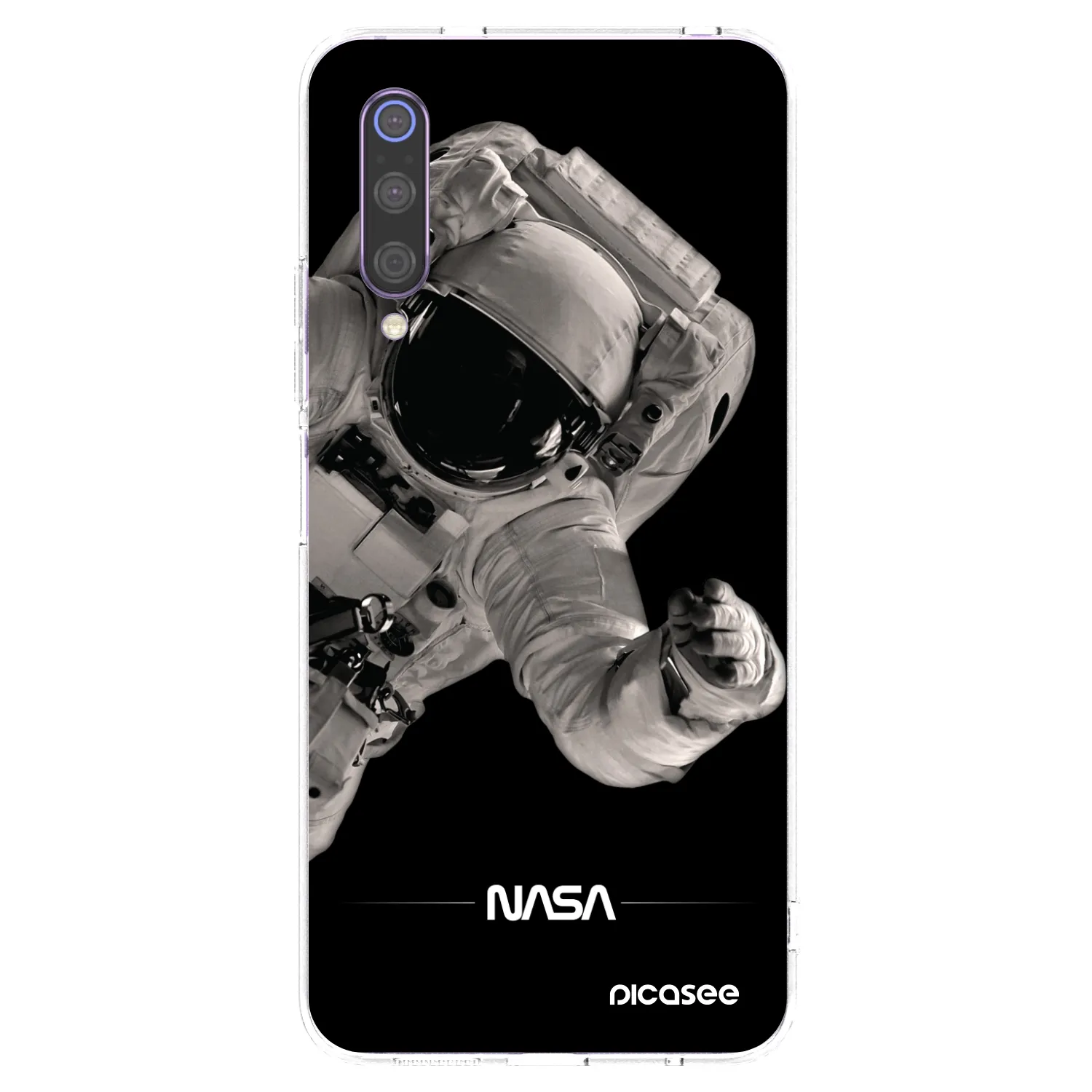 Picasee silikonska prozirna maskica za Xiaomi Mi 9 - Astronaut Big
