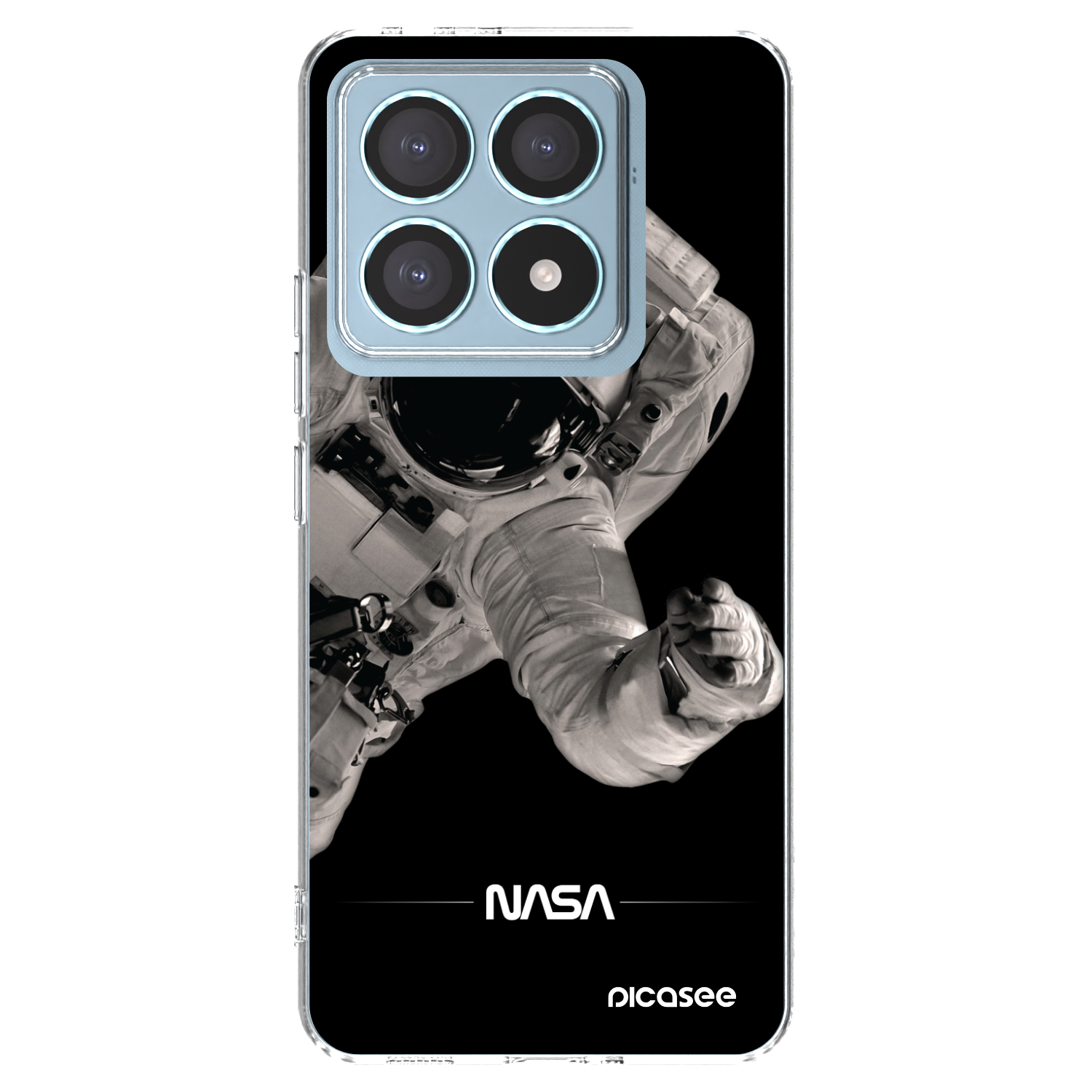 Picasee silikonska prozirna maskica za Xiaomi 14T Pro - Astronaut Big