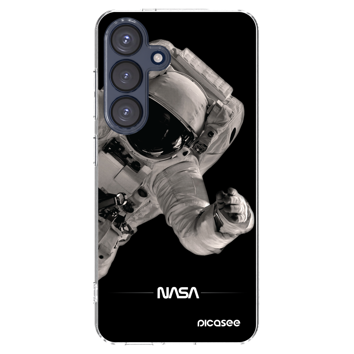 Picasee silikonska prozirna maskica za Samsung Galaxy S25 5G - Astronaut Big