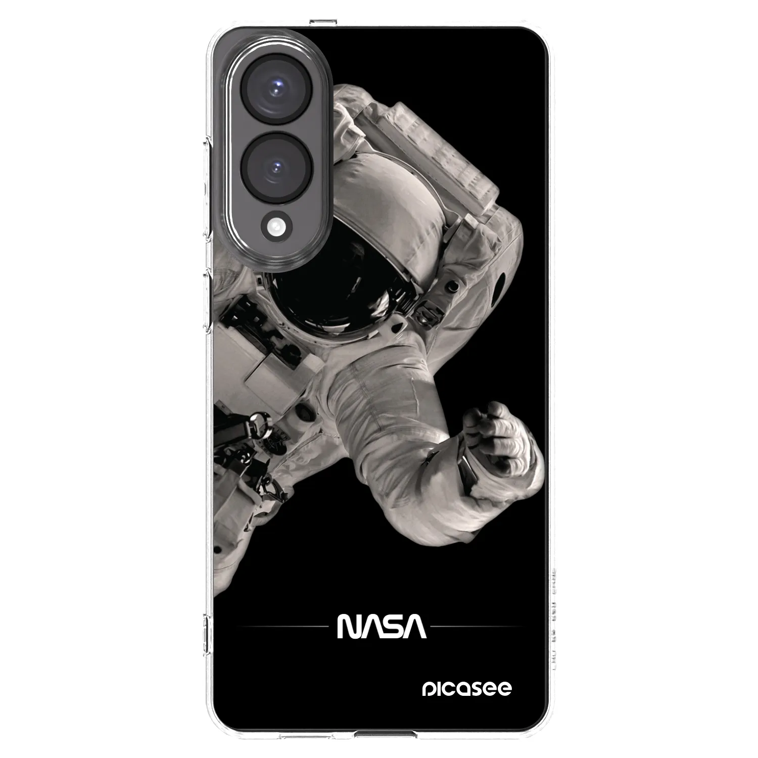 Picasee silikonska prozirna maskica za Samsung Galaxy S25 Edge 5G - Astronaut Big