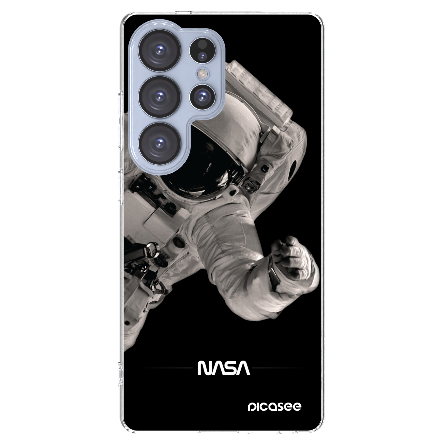 Picasee silikonska prozirna maskica za Samsung Galaxy S25 Ultra 5G - Astronaut Big
