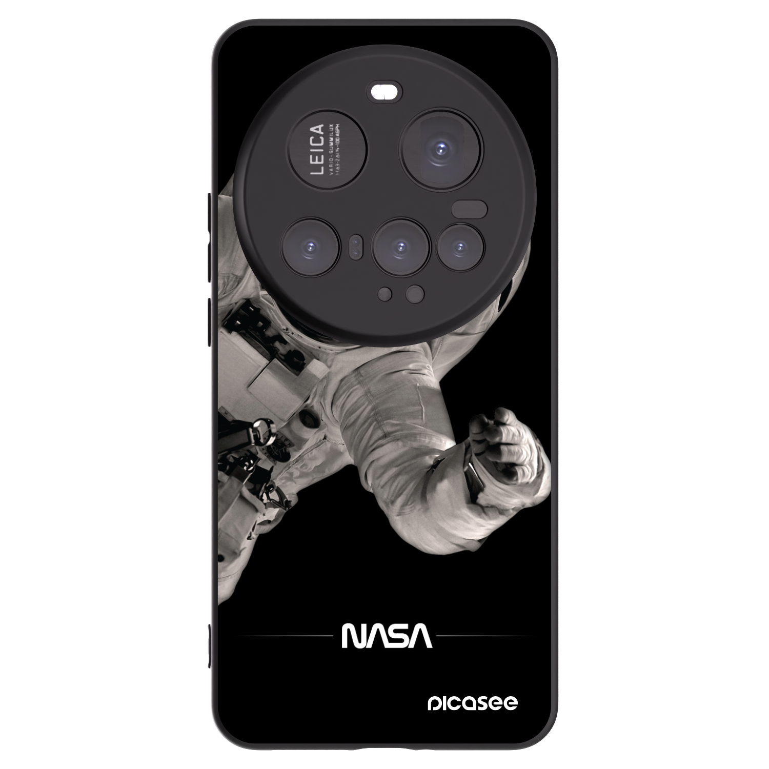 Picasee crna silikonska maskica za Xiaomi 15 Ultra - Astronaut Big
