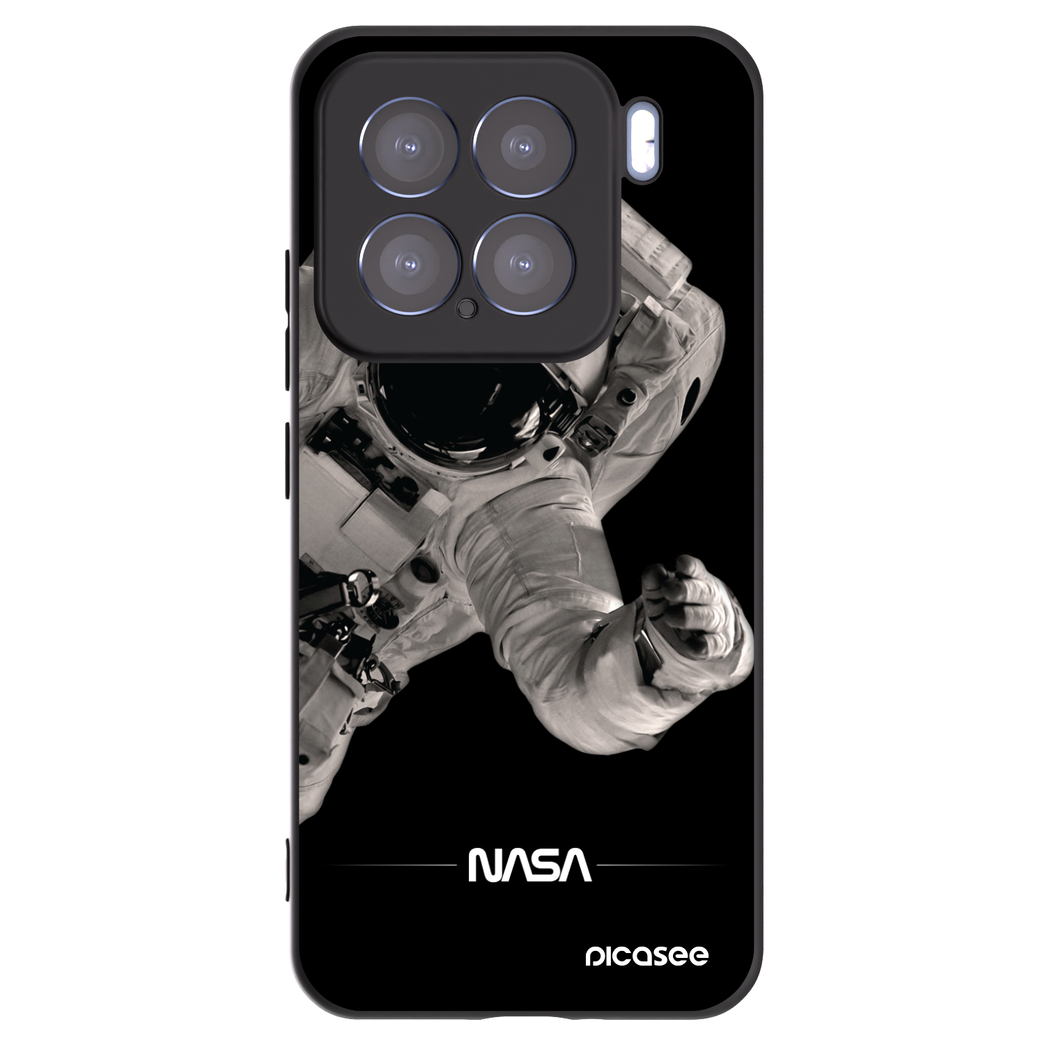 Picasee crna silikonska maskica za Xiaomi 15 - Astronaut Big