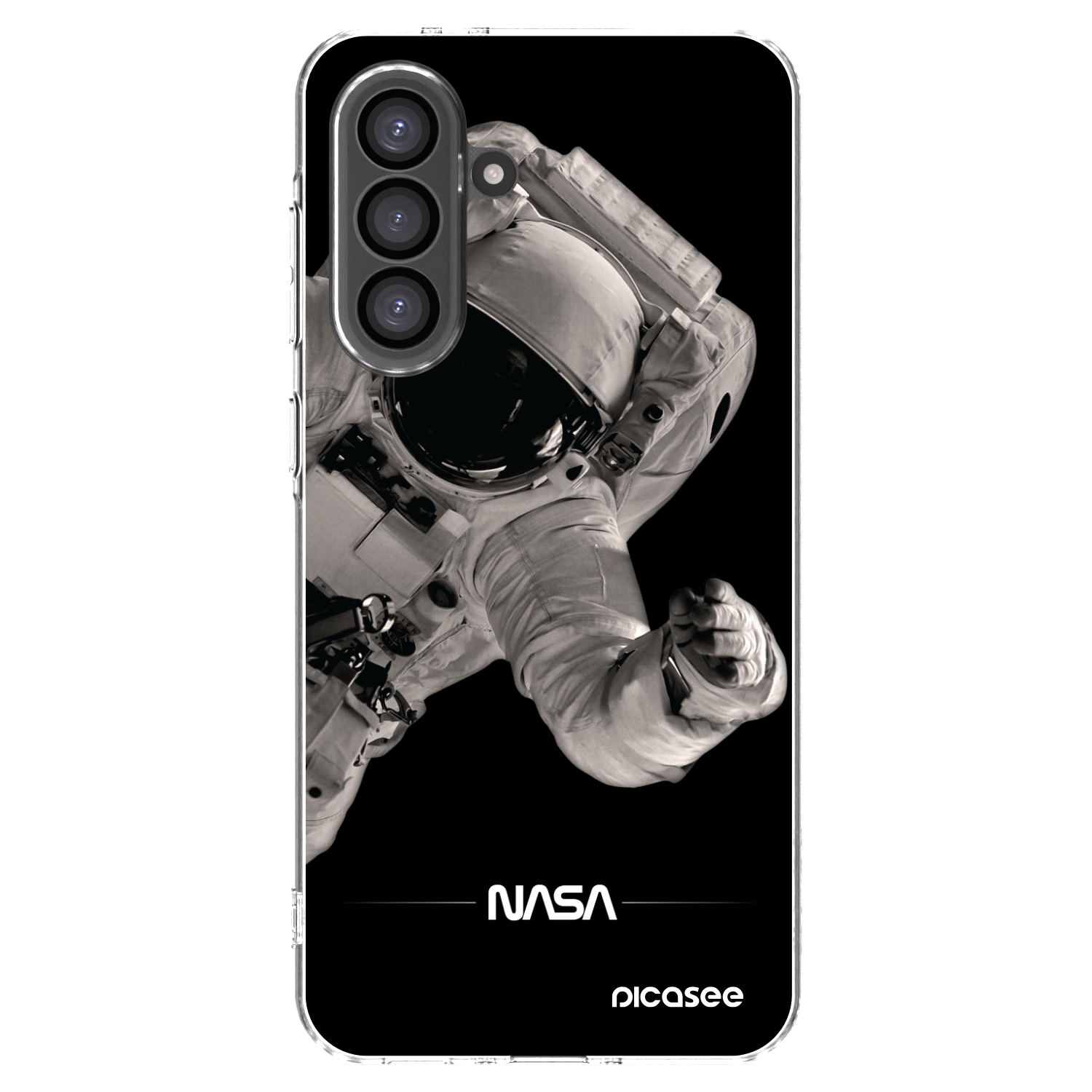Picasee silikonska prozirna maskica za Samsung Galaxy A36 5G - Astronaut Big
