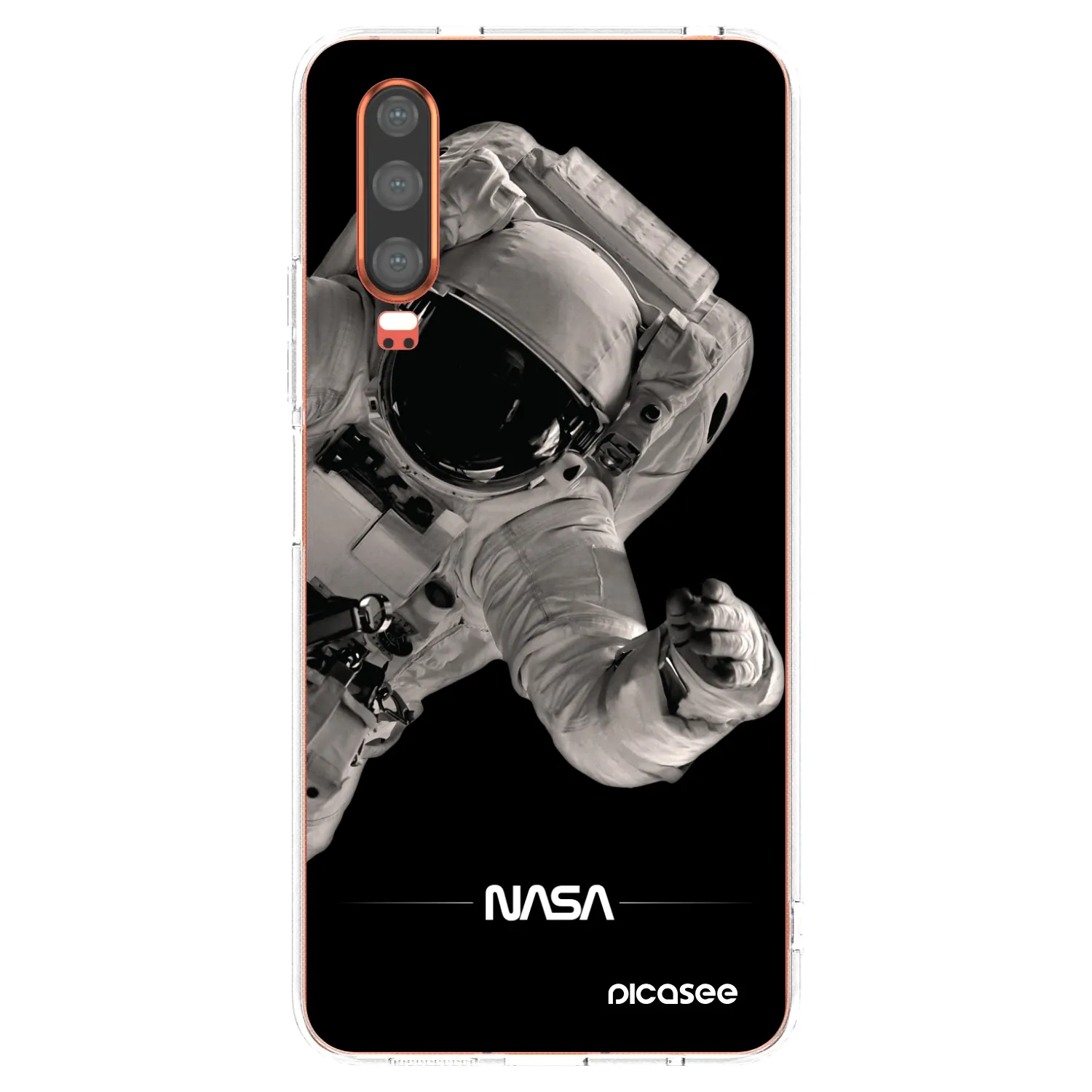 Picasee silikonska prozirna maskica za Huawei P30 - Astronaut Big