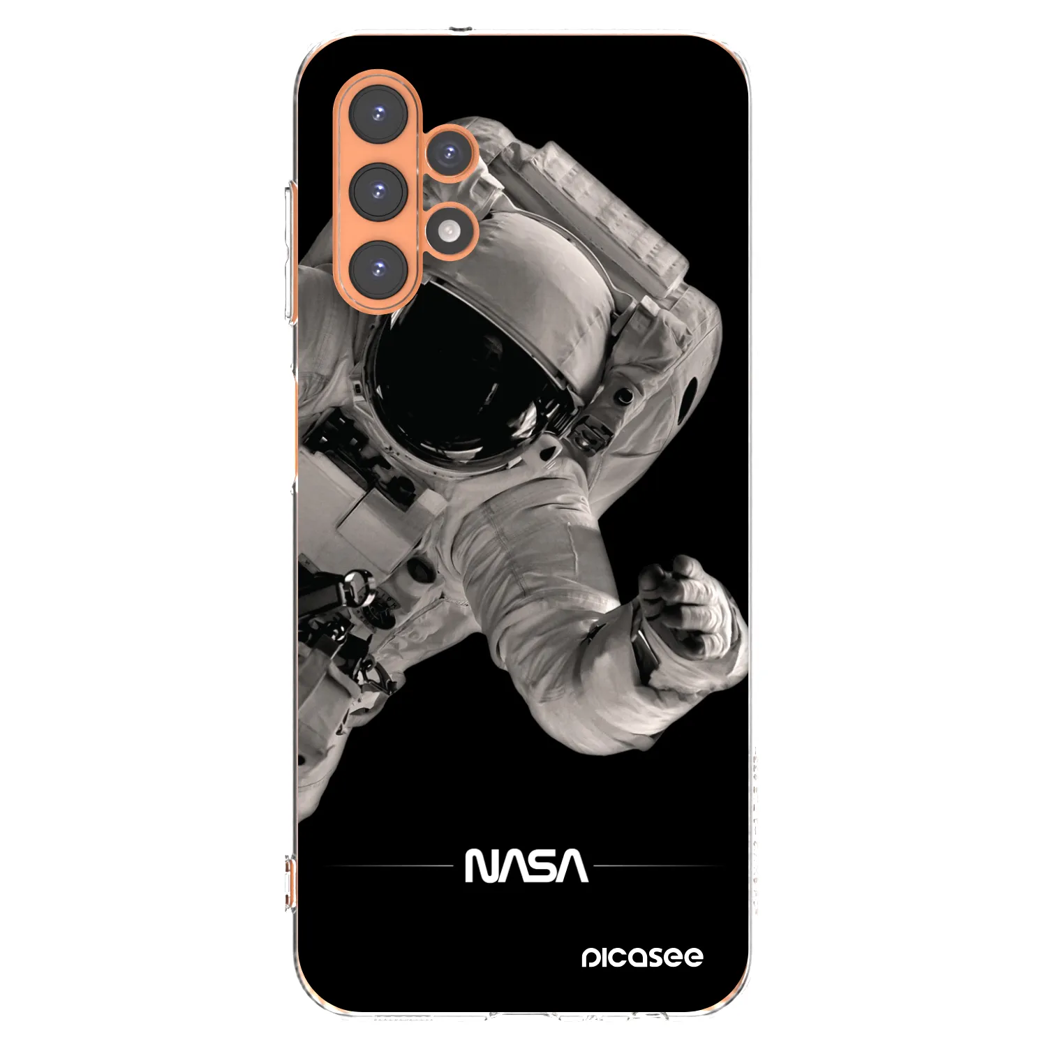Picasee silikonska prozirna maskica za Samsung Galaxy A13 5G - Astronaut Big