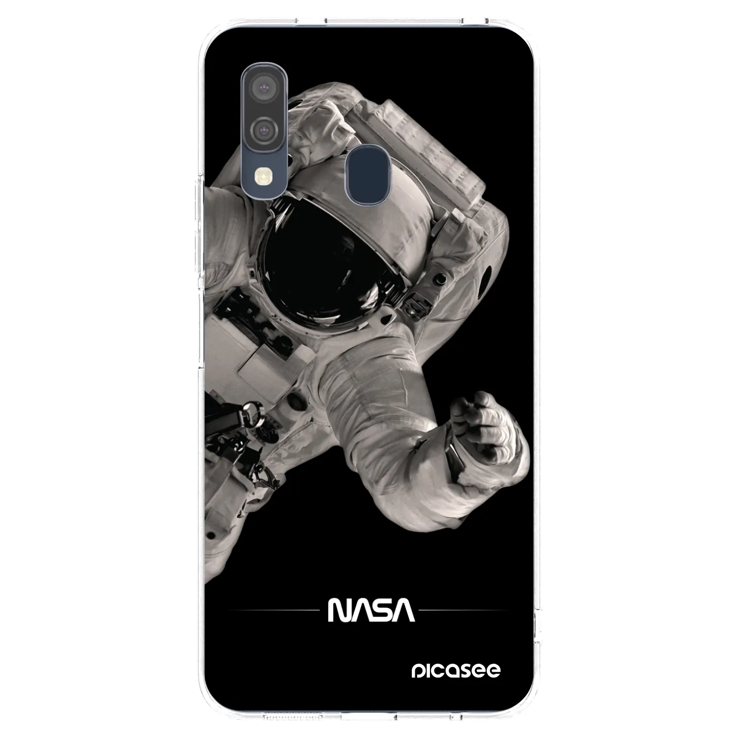 Picasee silikonska prozirna maskica za Samsung Galaxy A40 A405F - Astronaut Big