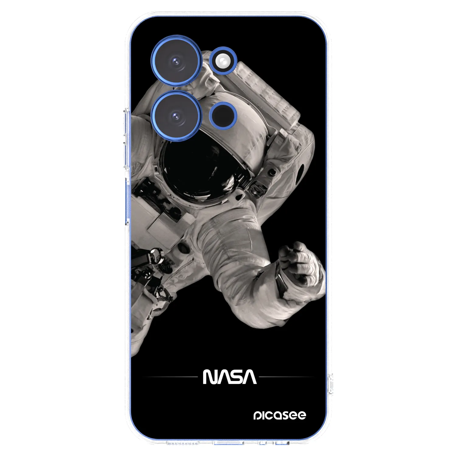 Picasee silikonska prozirna maskica za Xiaomi Redmi 15C 4G - Astronaut Big