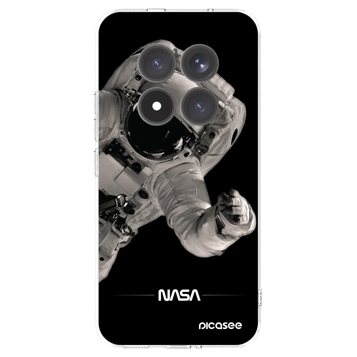 Picasee silikonska prozirna maskica za Xiaomi Redmi Note 15 Pro+ - Astronaut Big