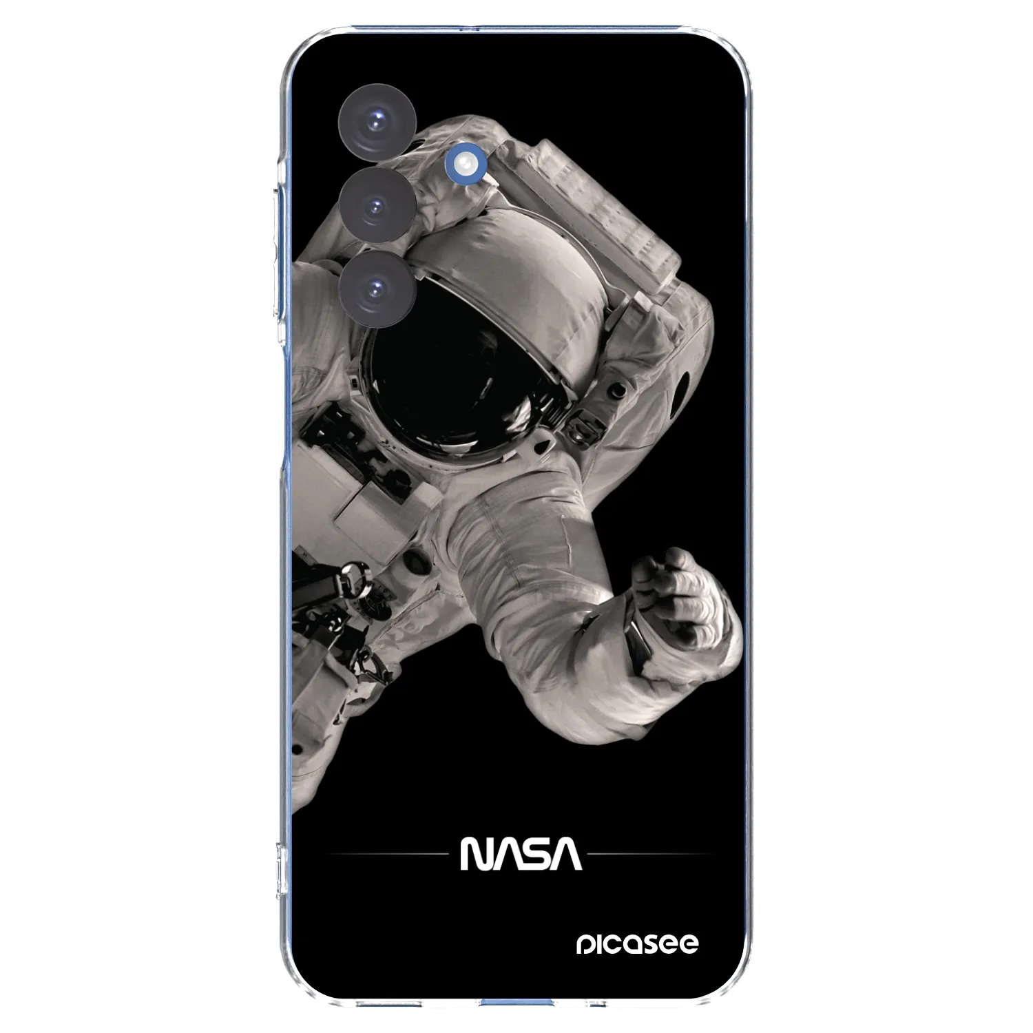 Picasee silikonska prozirna maskica za Samsung Galaxy A17 5G - Astronaut Big