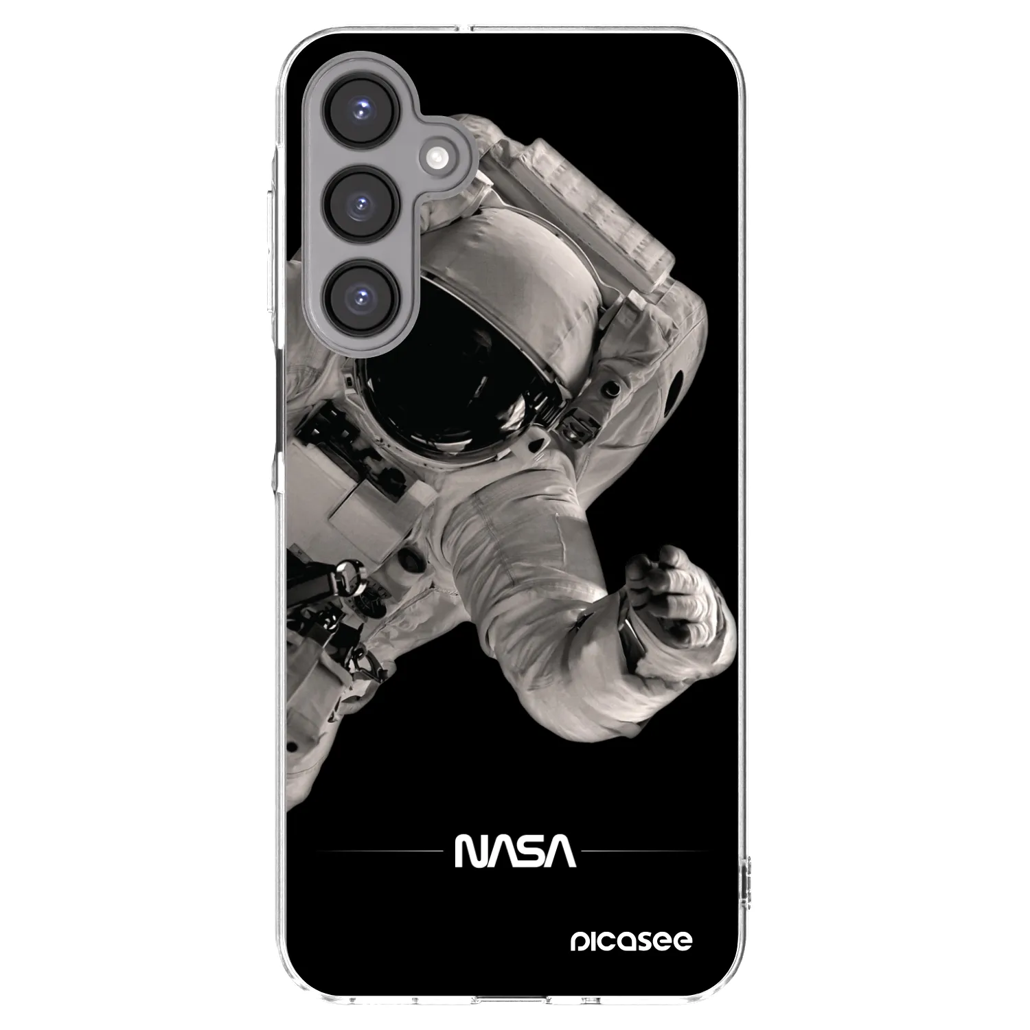 Picasee silikonska prozirna maskica za Samsung Galaxy A16 4G - Astronaut Big