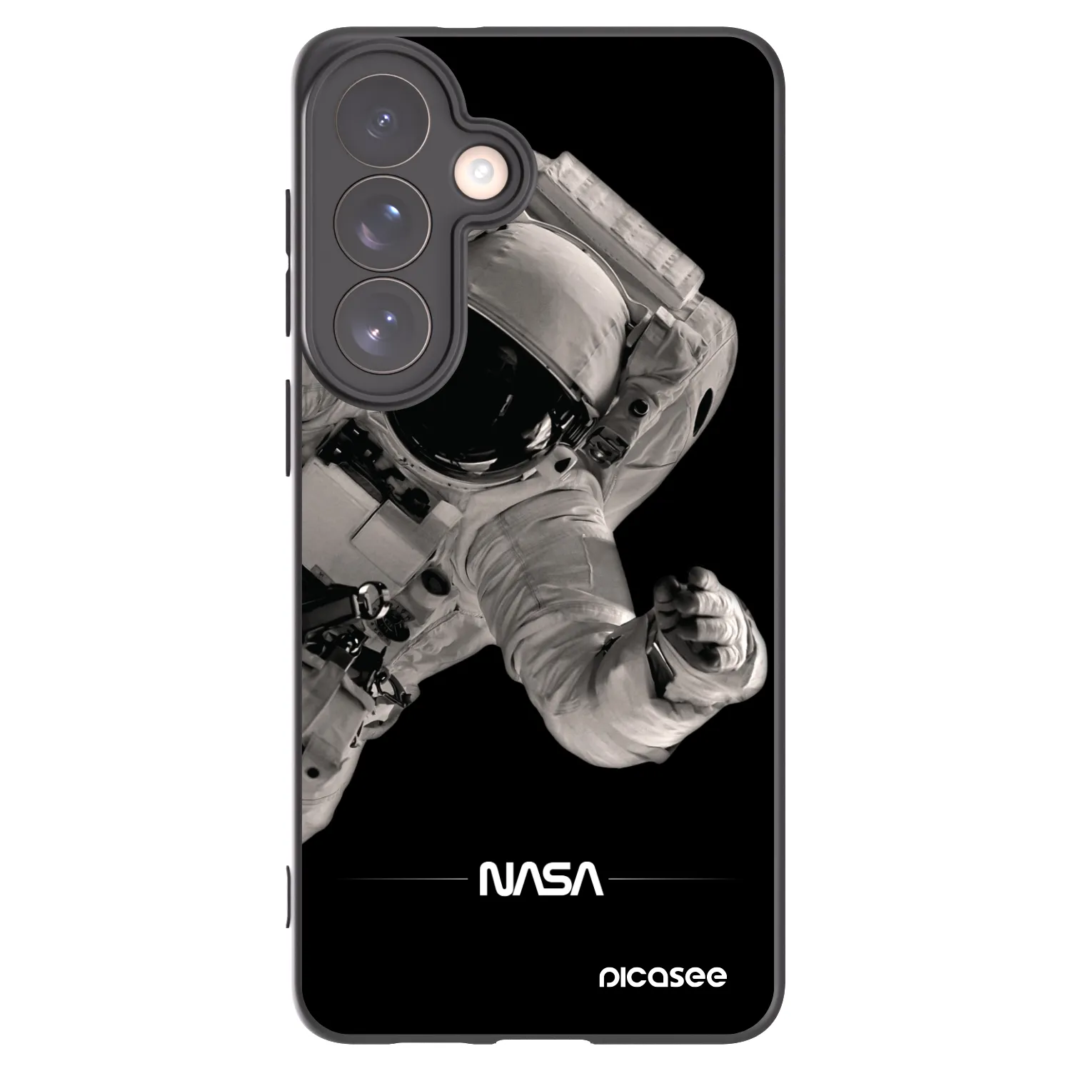 Picasee crna silikonska maskica za Samsung Galaxy S26+ - Astronaut Big