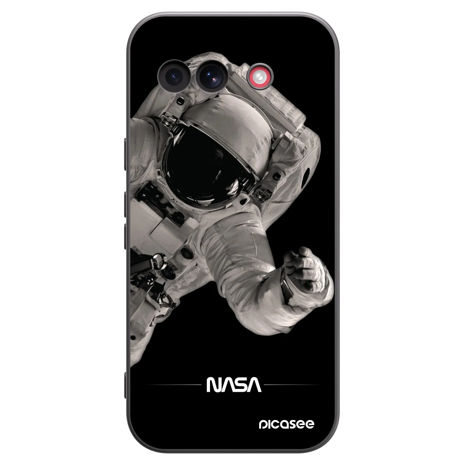 Picasee crna silikonska maskica za Google Pixel 10a - Astronaut Big