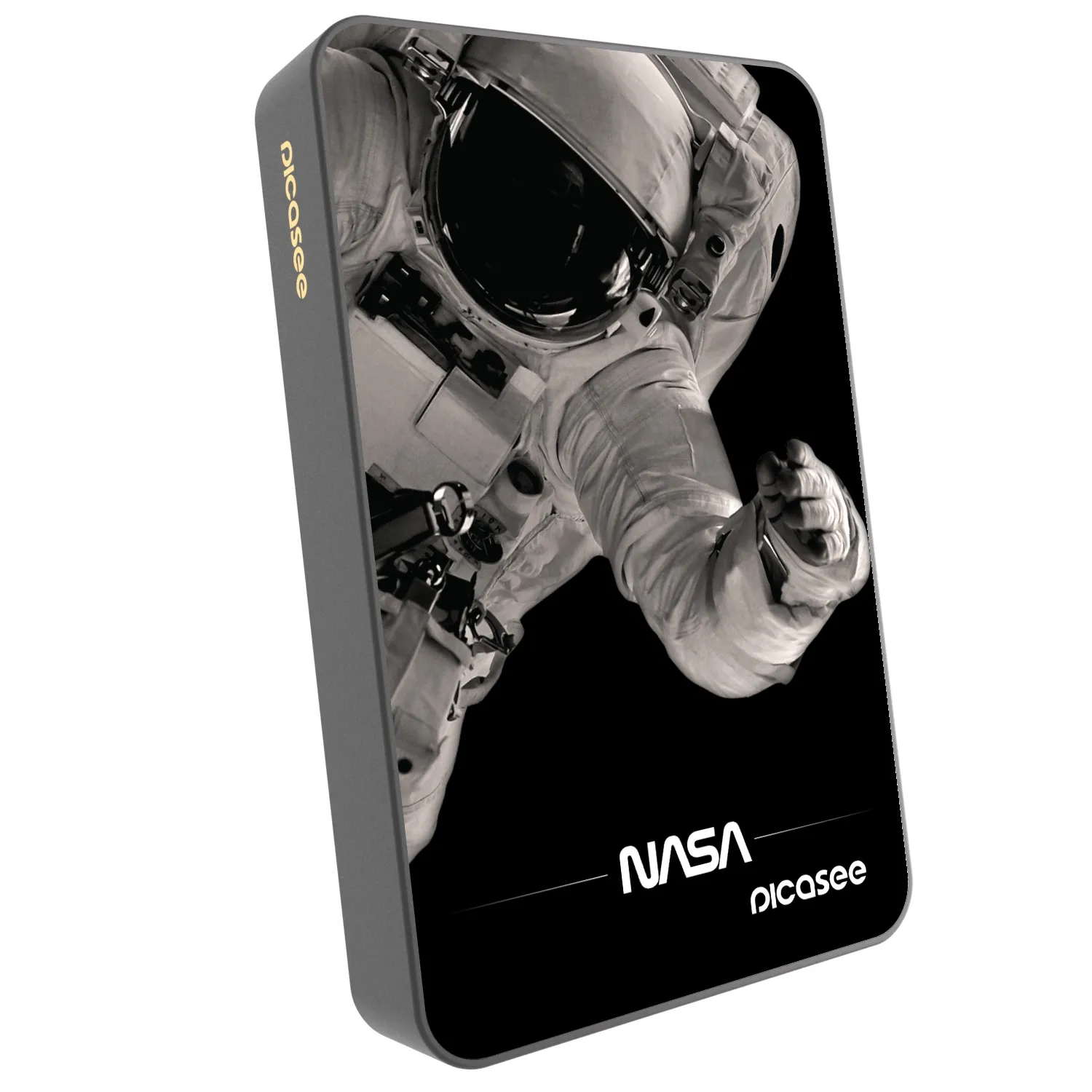 Picasee Prijenosni punjač s MagSafe 10 000 mAh Sivo - Astronaut Big