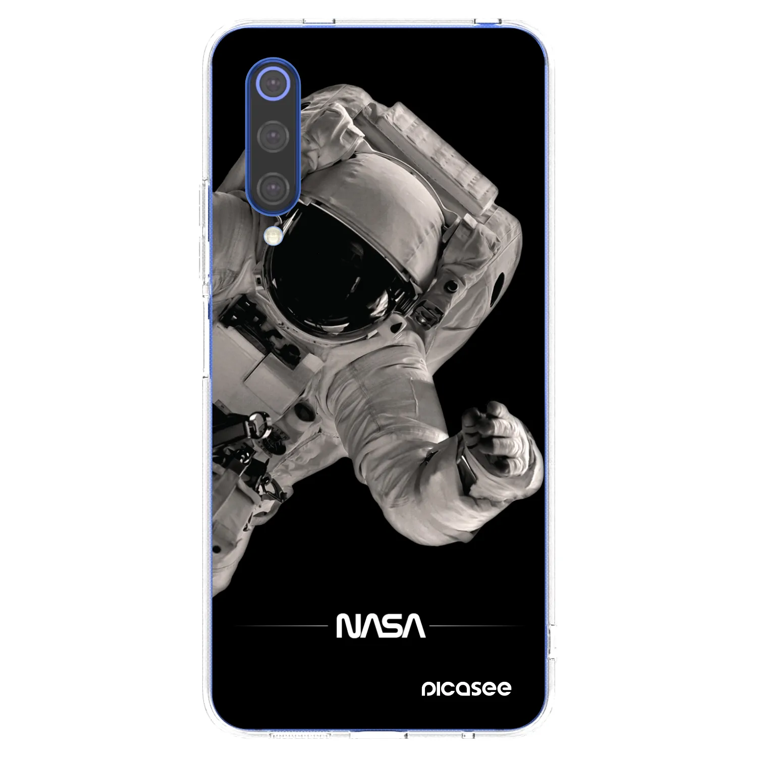 Picasee silikonska prozirna maskica za Xiaomi Mi 9 SE - Astronaut Big