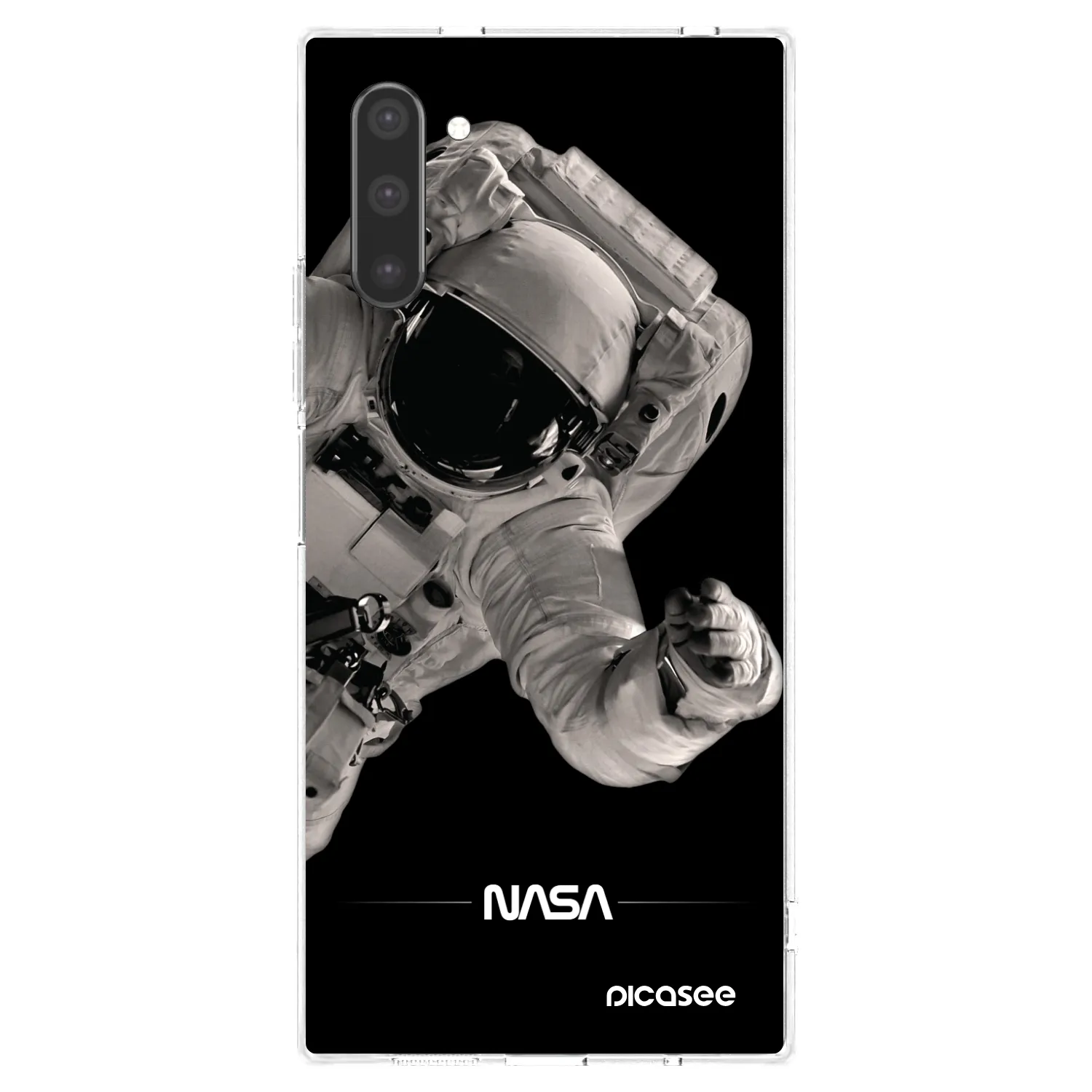 Picasee silikonska prozirna maskica za Samsung Galaxy Note 10 N970F - Astronaut Big