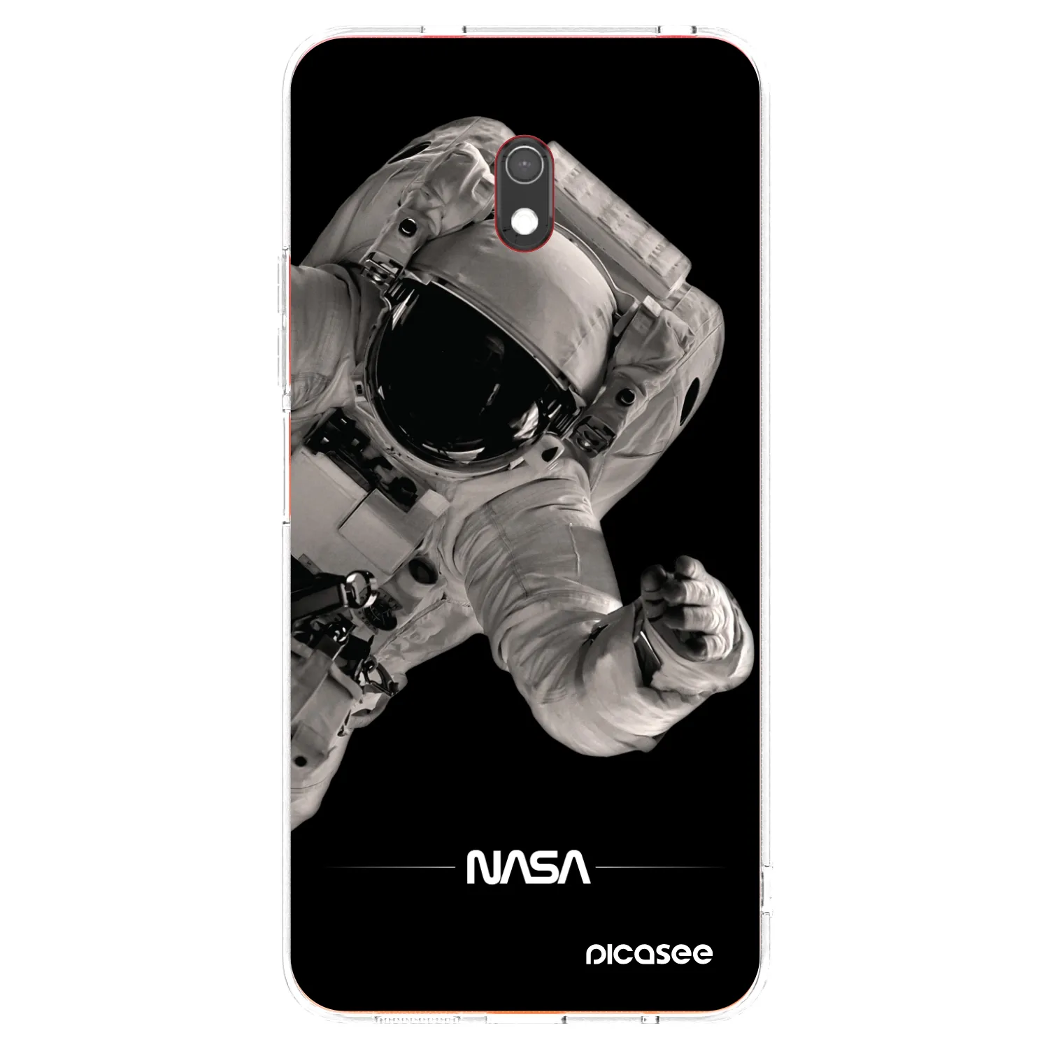 Picasee silikonska prozirna maskica za Xiaomi Redmi 8A - Astronaut Big
