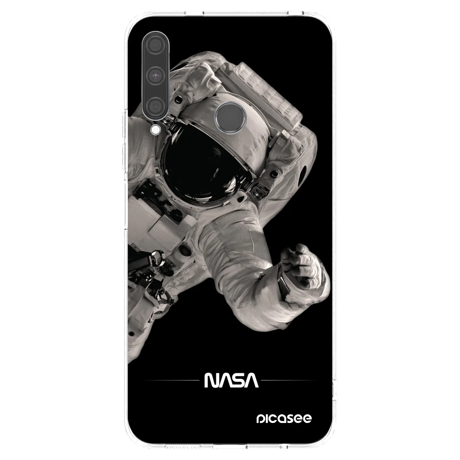 Picasee silikonska prozirna maskica za Huawei P40 Lite E - Astronaut Big