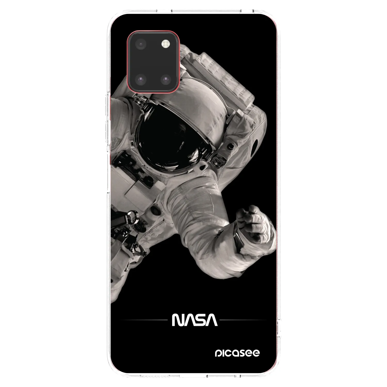 Picasee silikonska prozirna maskica za Samsung Galaxy Note 10 Lite N770F - Astronaut Big