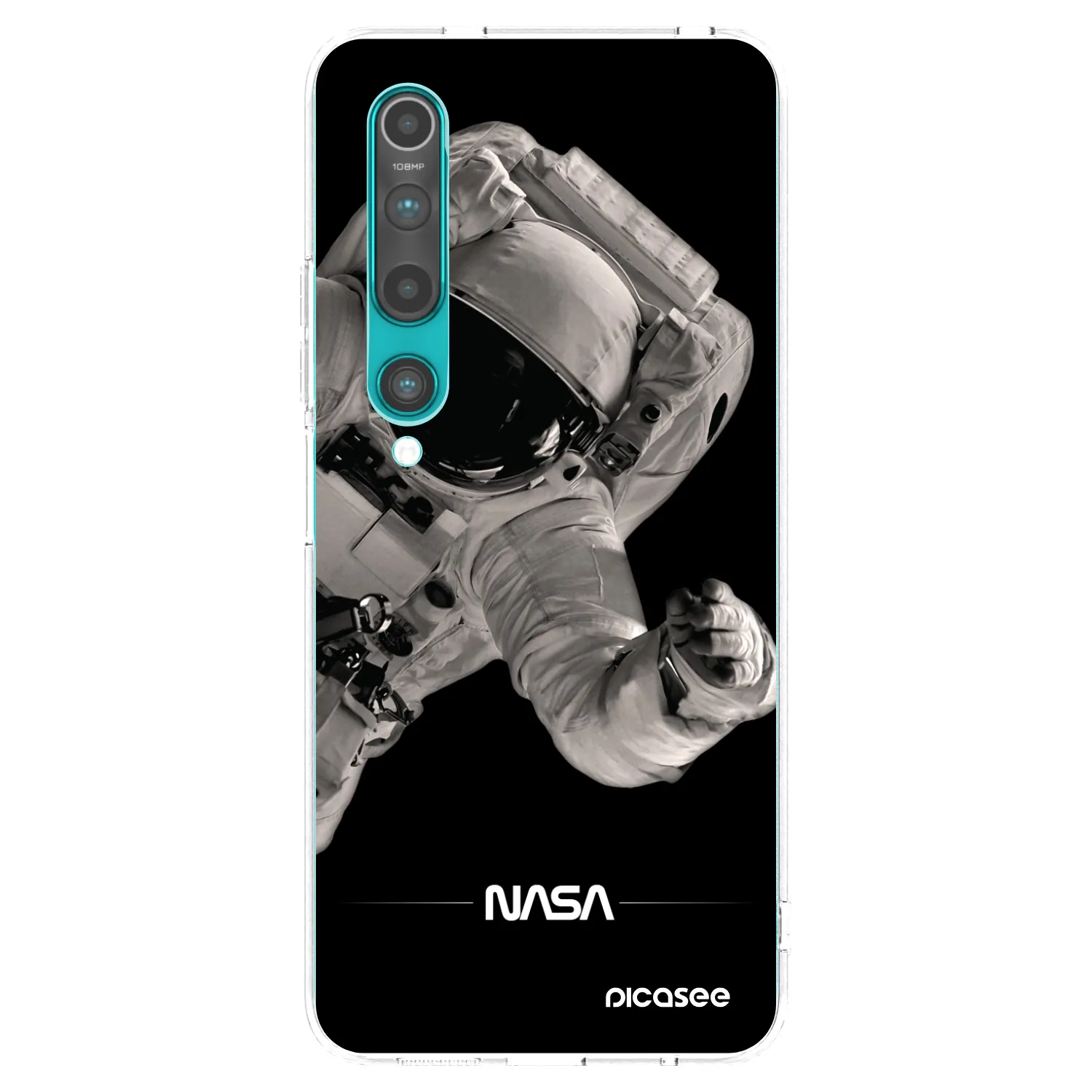 Picasee silikonska prozirna maskica za Xiaomi Mi 10 - Astronaut Big