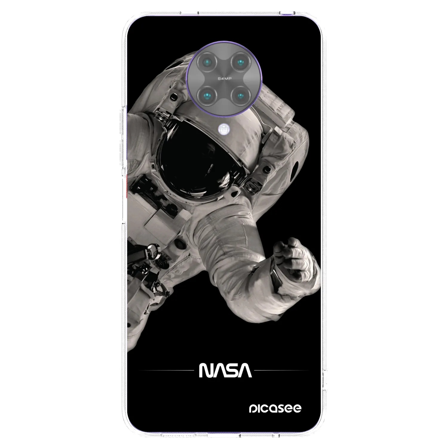 Picasee silikonska prozirna maskica za Xiaomi Poco F2 Pro - Astronaut Big