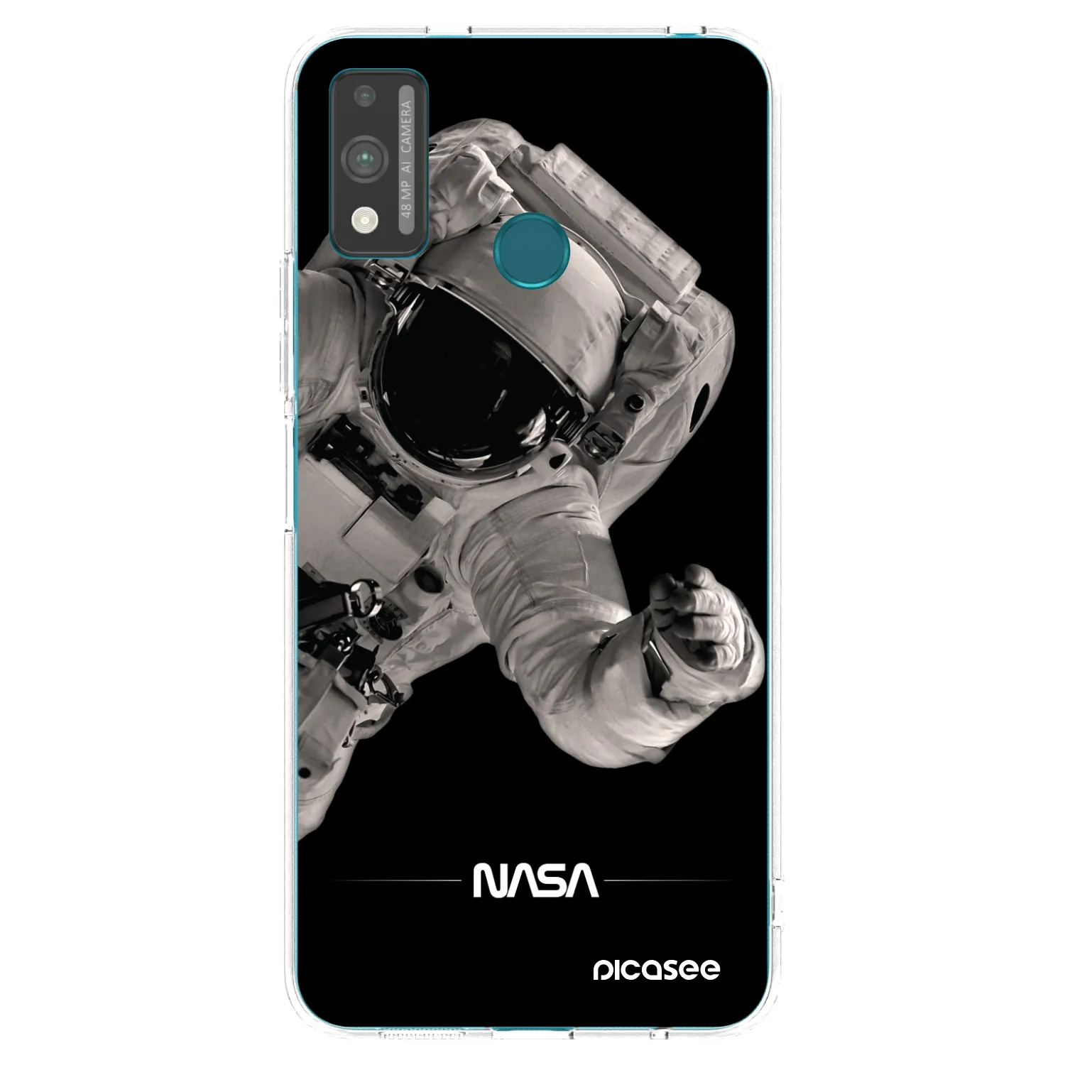Picasee silikonska prozirna maskica za Honor 9X Lite - Astronaut Big