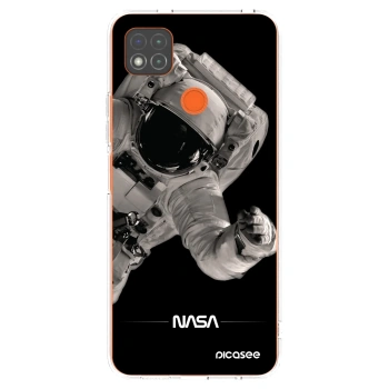 Picasee silikonska prozirna maskica za Xiaomi Redmi 9C - Astronaut Big