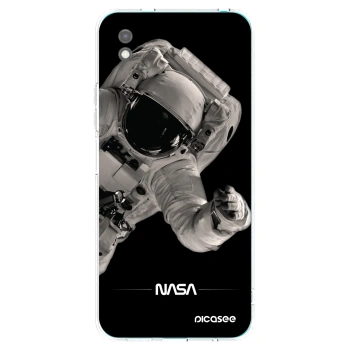Picasee crna silikonska maskica za Xiaomi Redmi 9A - Astronaut Big