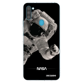 Picasee silikonska prozirna maskica za Samsung Galaxy M11 - Astronaut Big