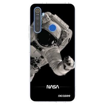 Picasee silikonska prozirna maskica za Realme 5 - Astronaut Big